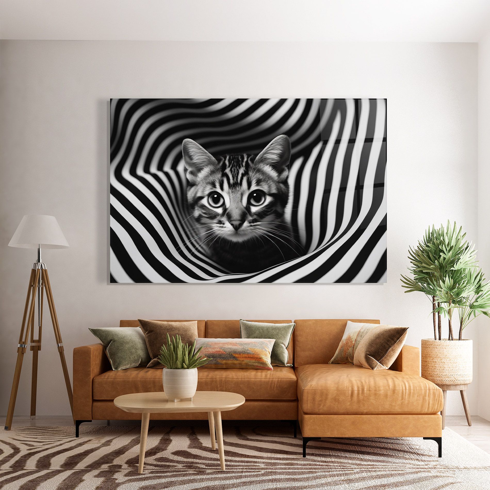 Closeup Cat Portrait mockup 7
