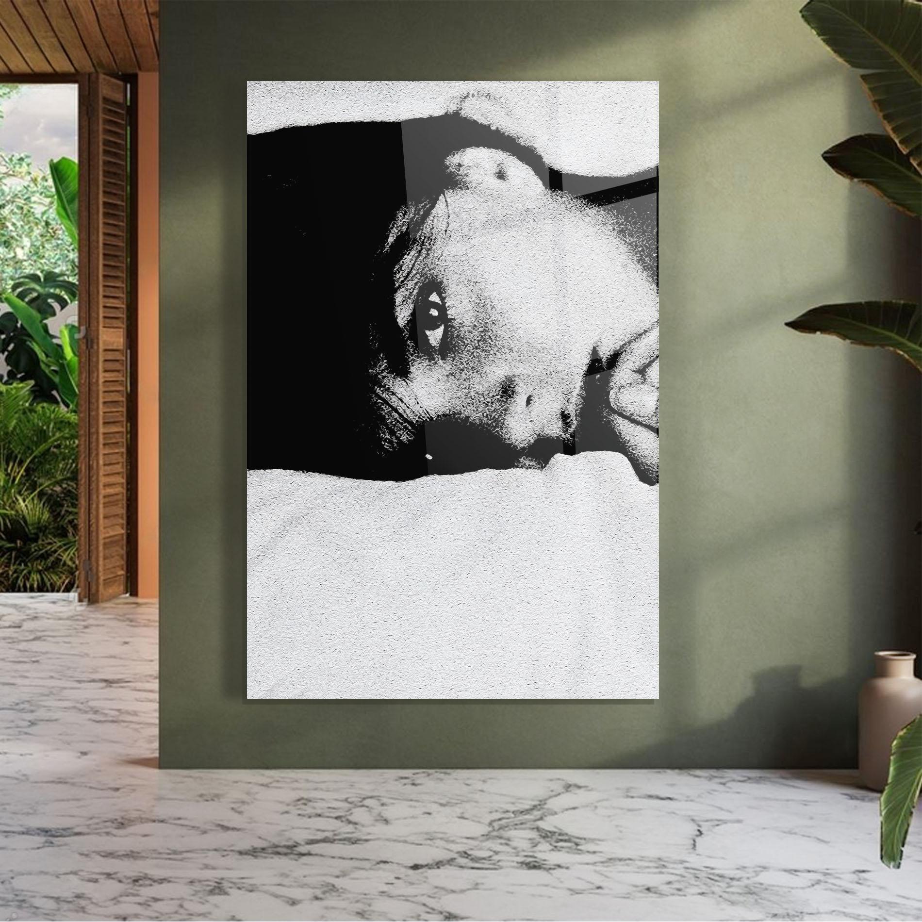 Glasbild Eye Contact mockup 7