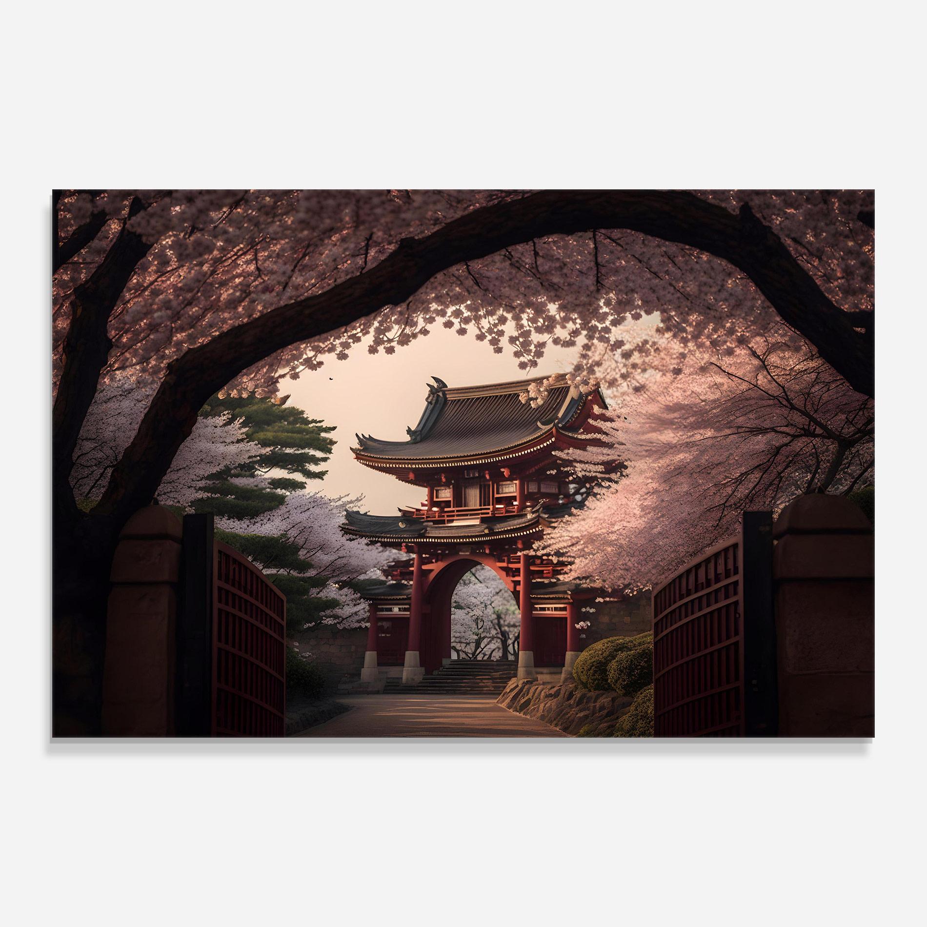 Glasbild Toji Gate mockup 0