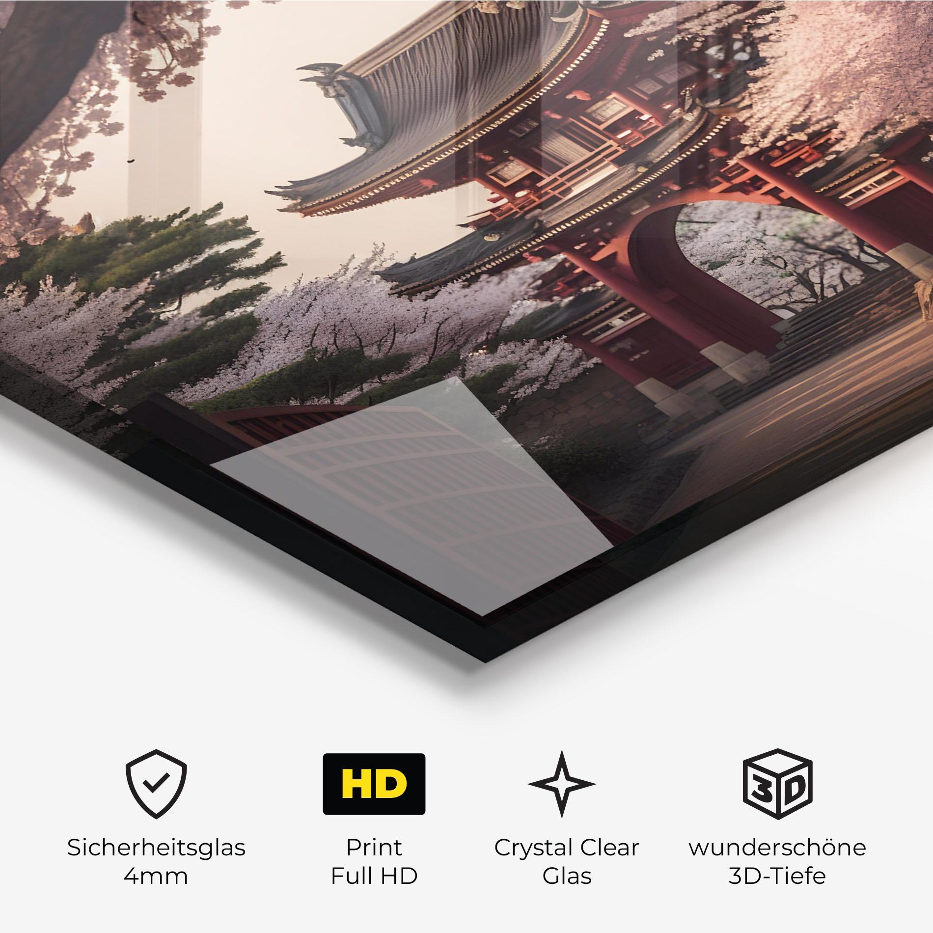 Glasbild Toji Gate mockup 3