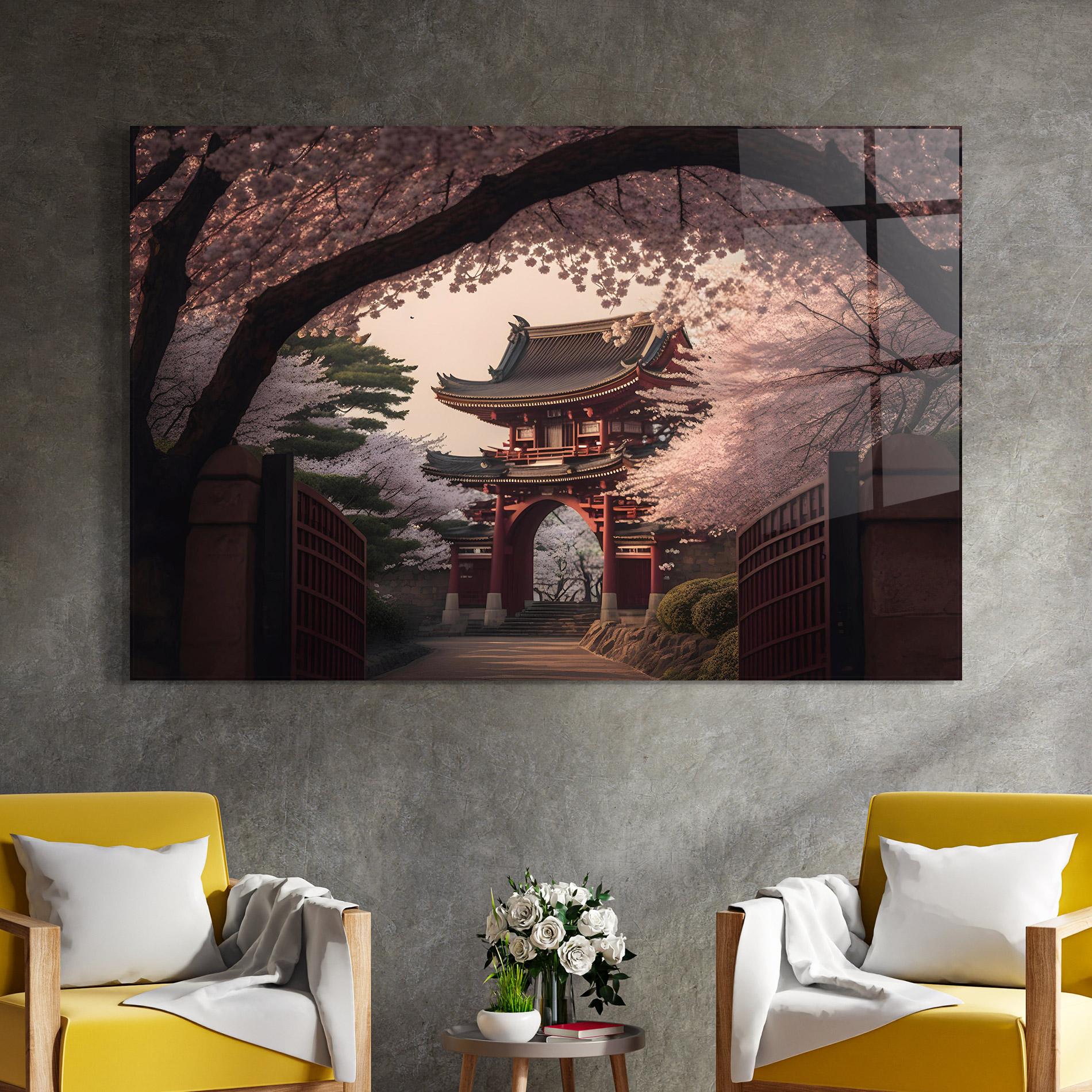 Glasbild Toji Gate mockup 4