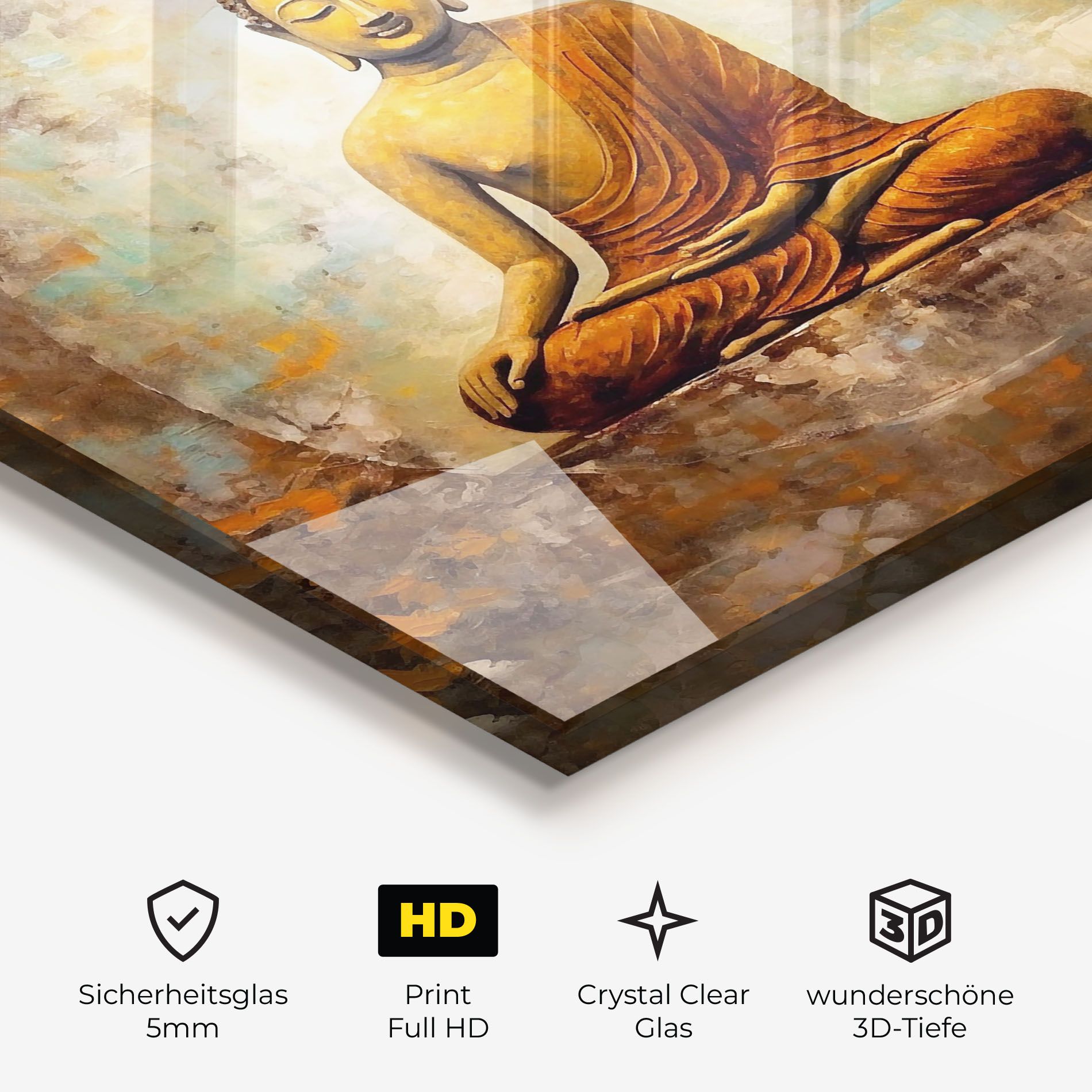 Blue Circle Buddha mockup 3