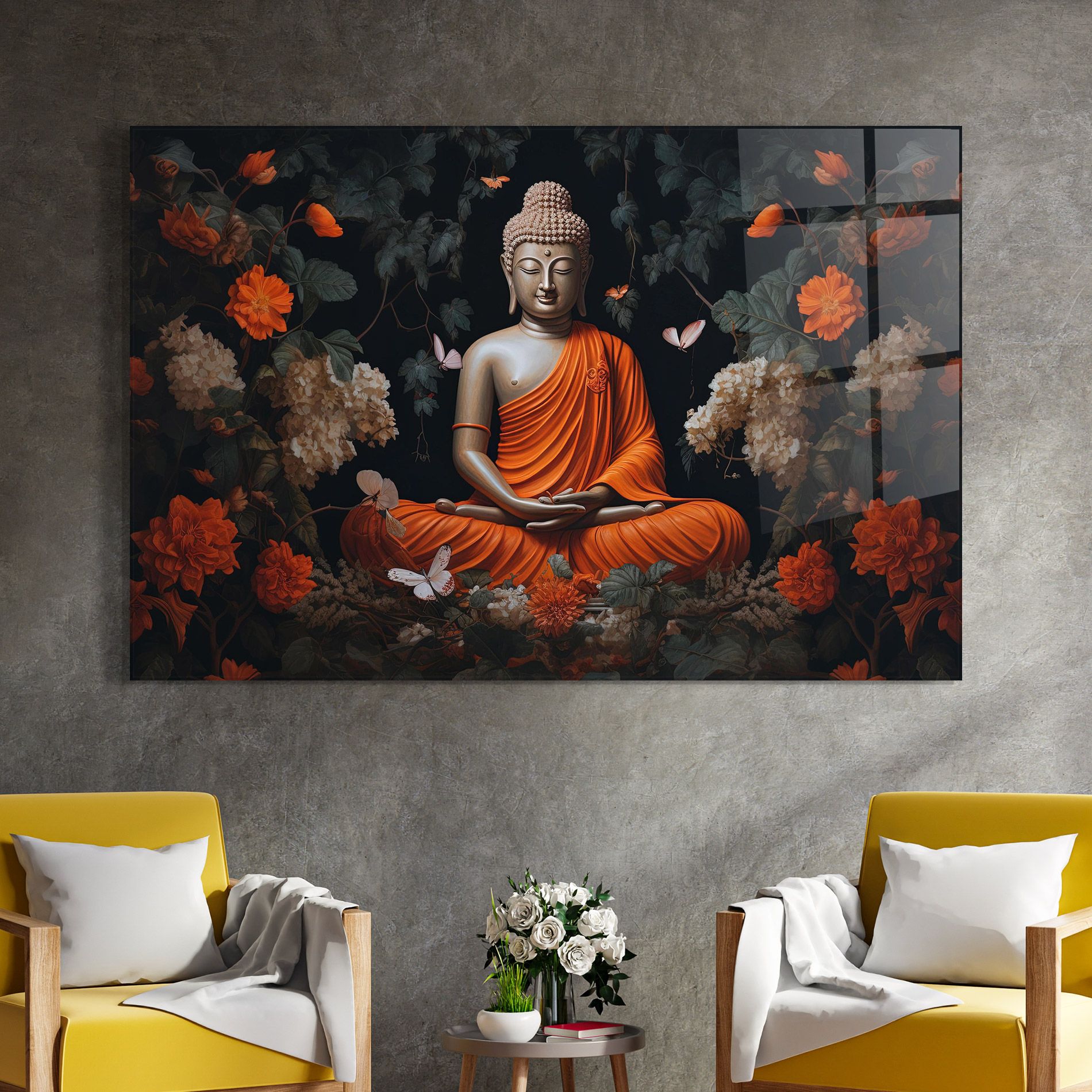 Butterfly Buddha mockup 4