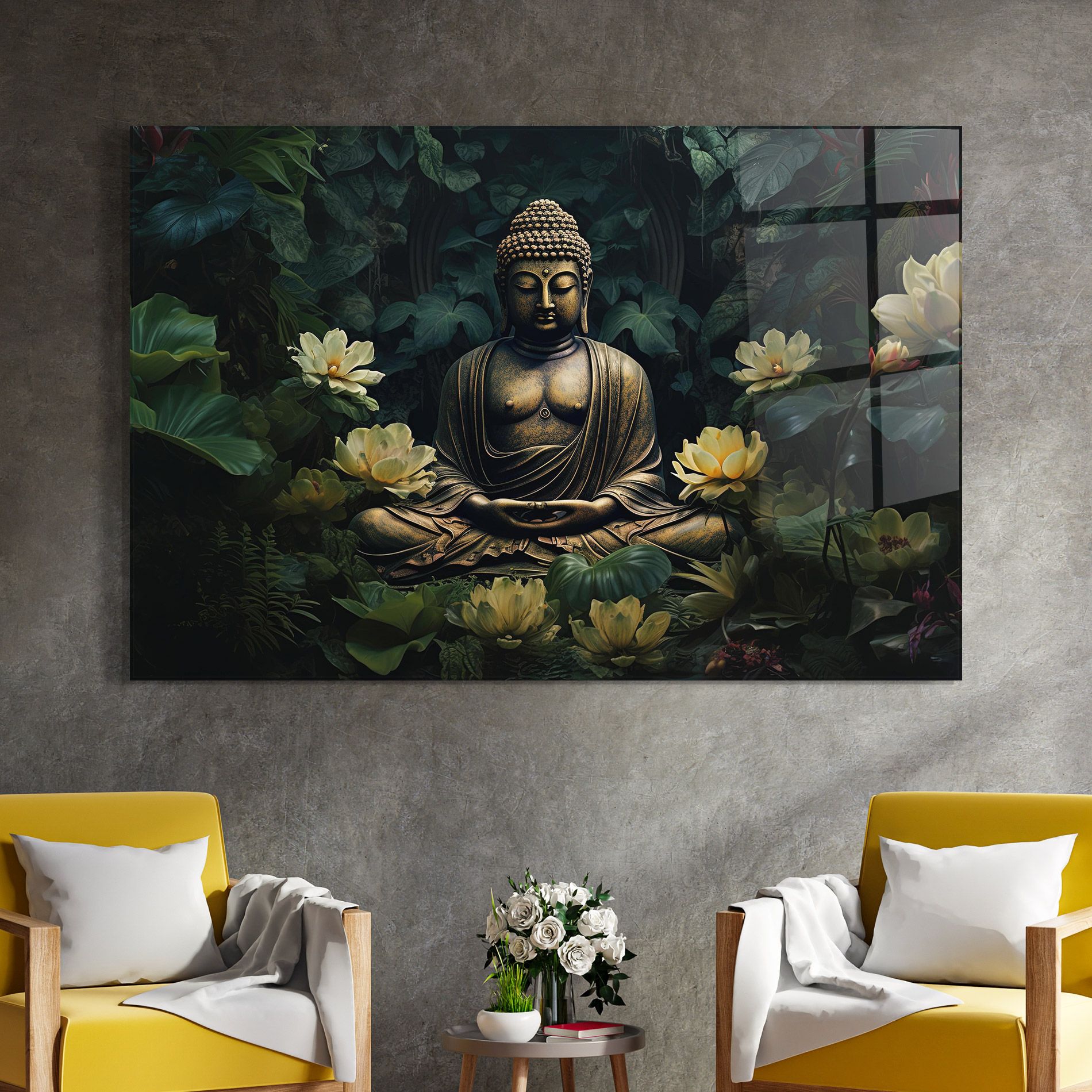 Calm Buddha Art mockup 4
