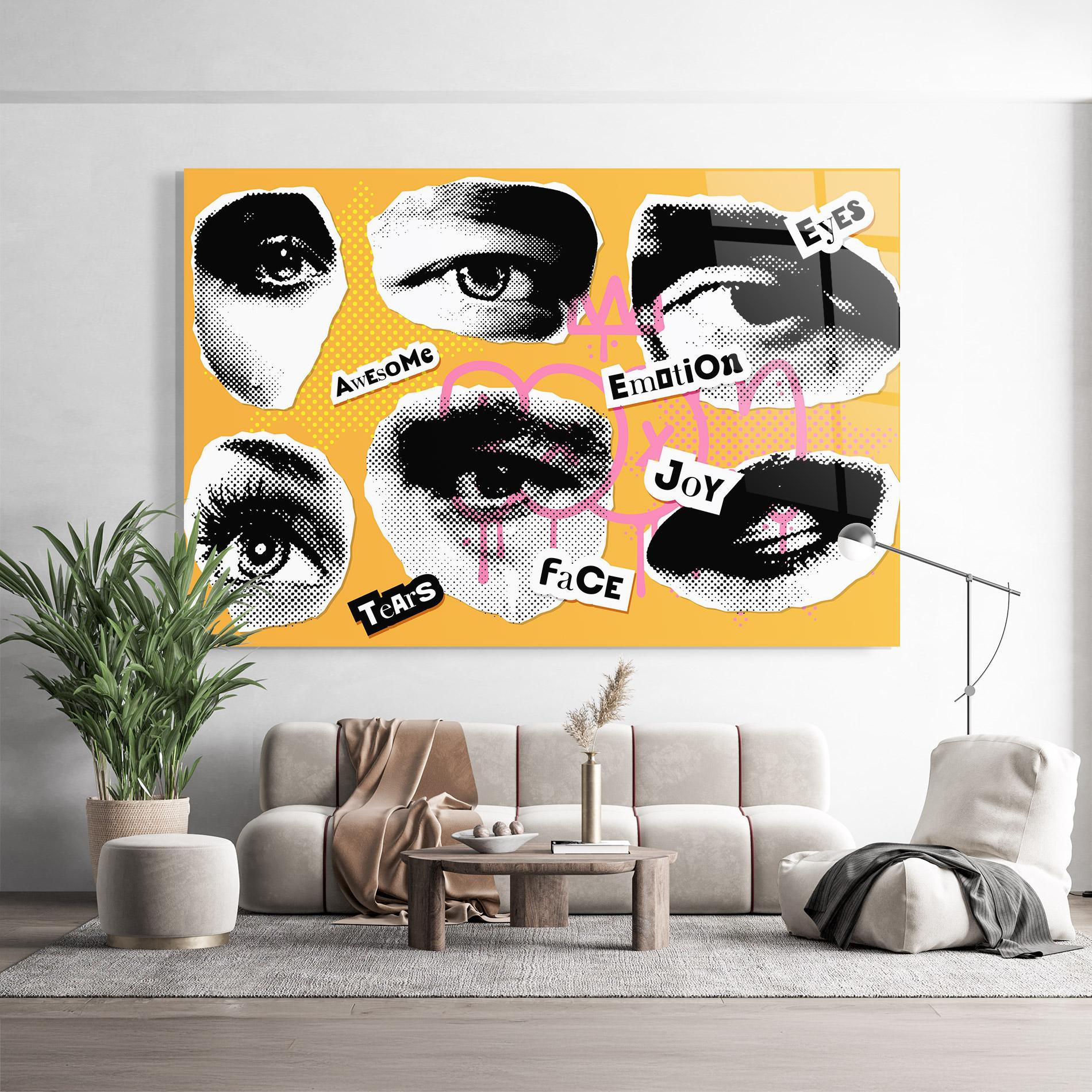 Glasbild Awesome Emotions mockup 9