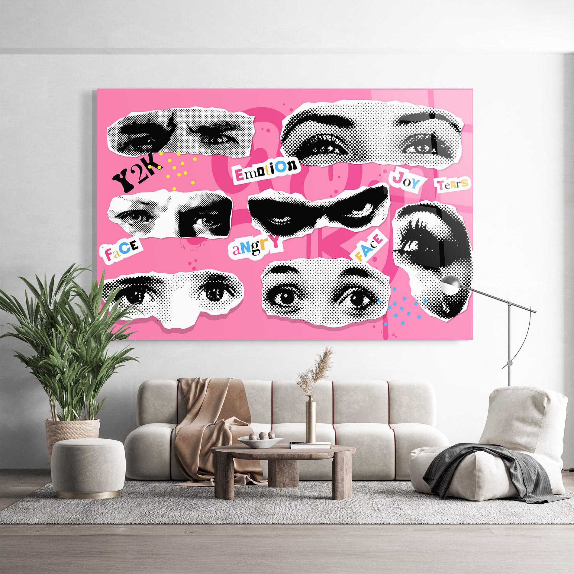 Glasbild Eye Type mockup 9