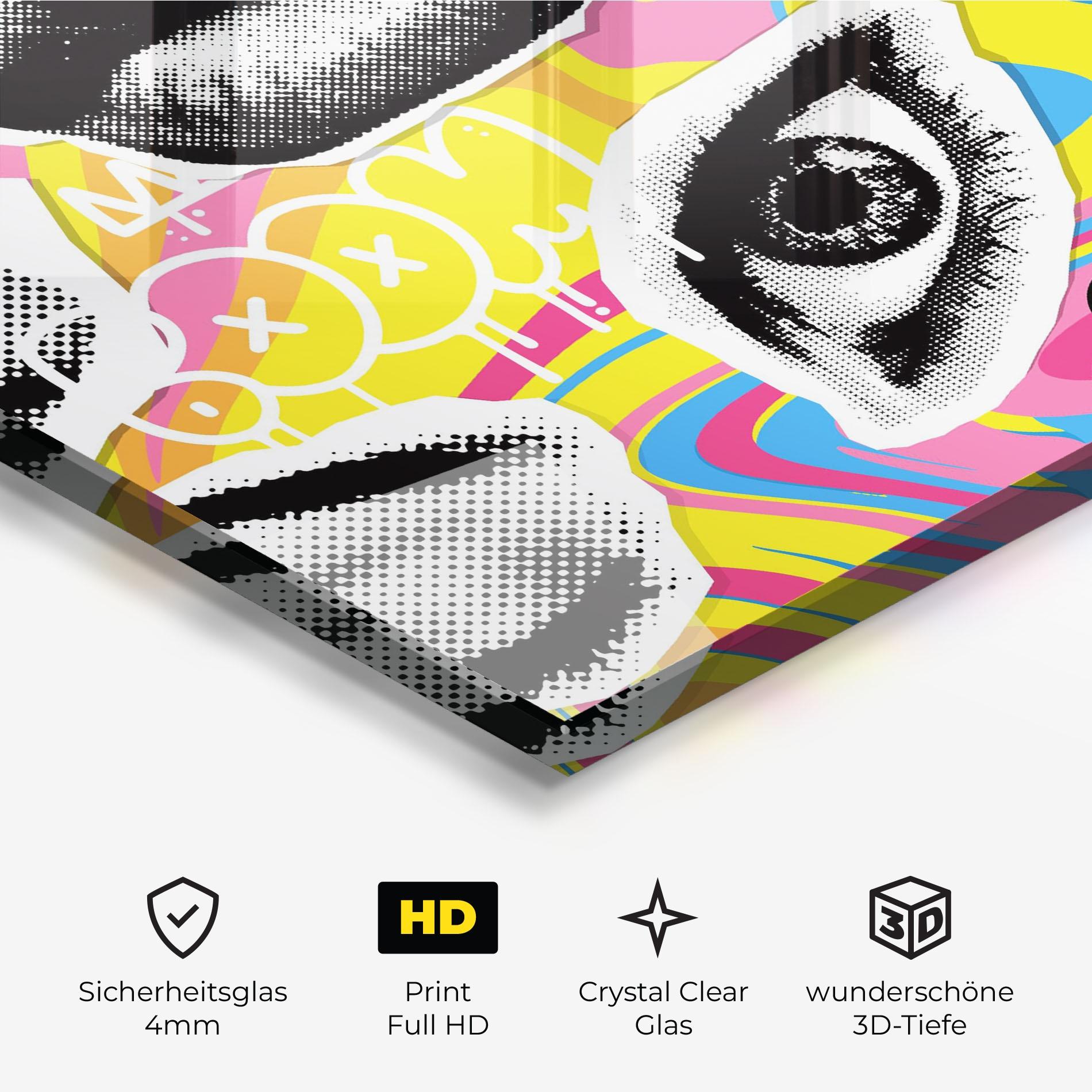 Glasbild Boom 90s mockup 3