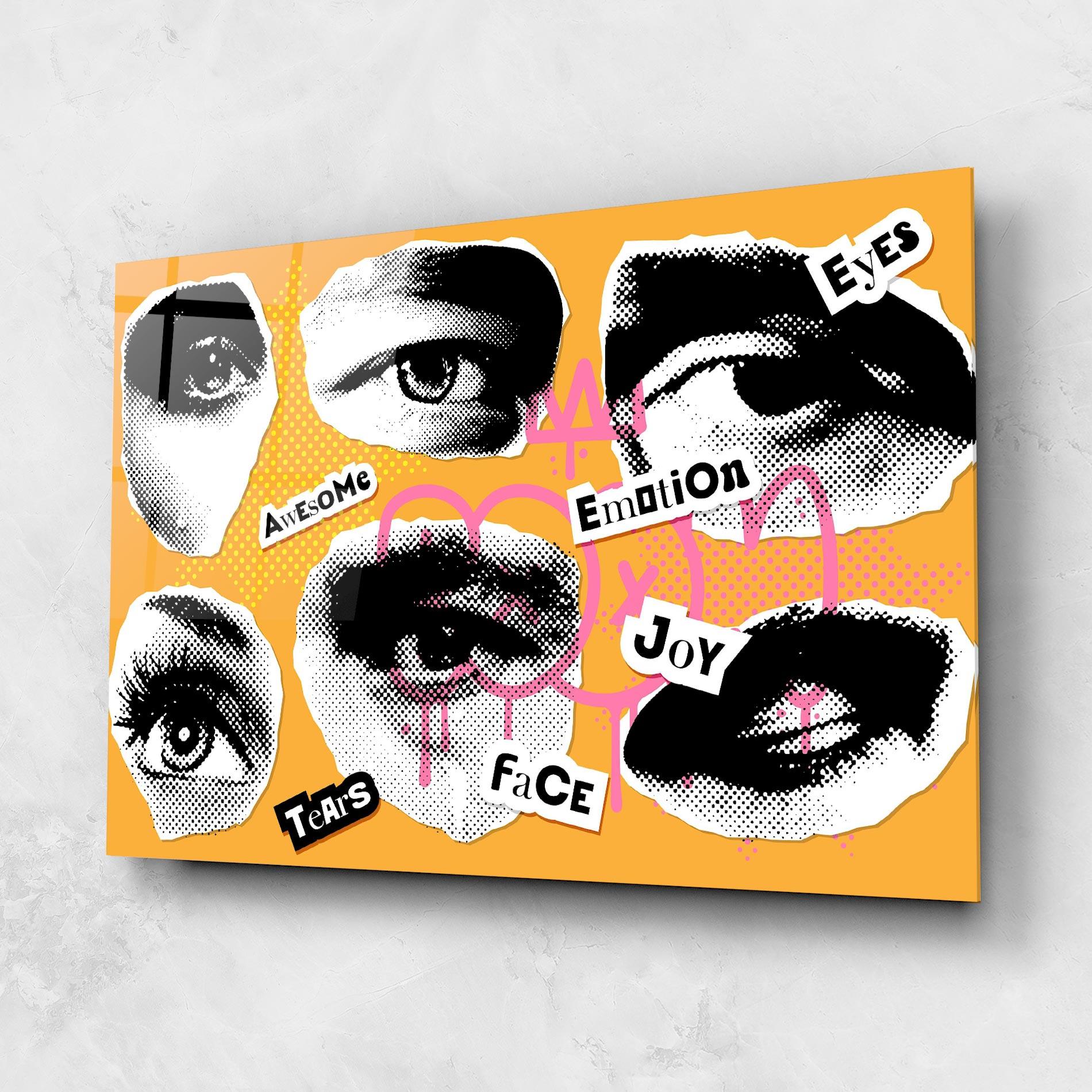 Glasbild Awesome Emotions mockup 1