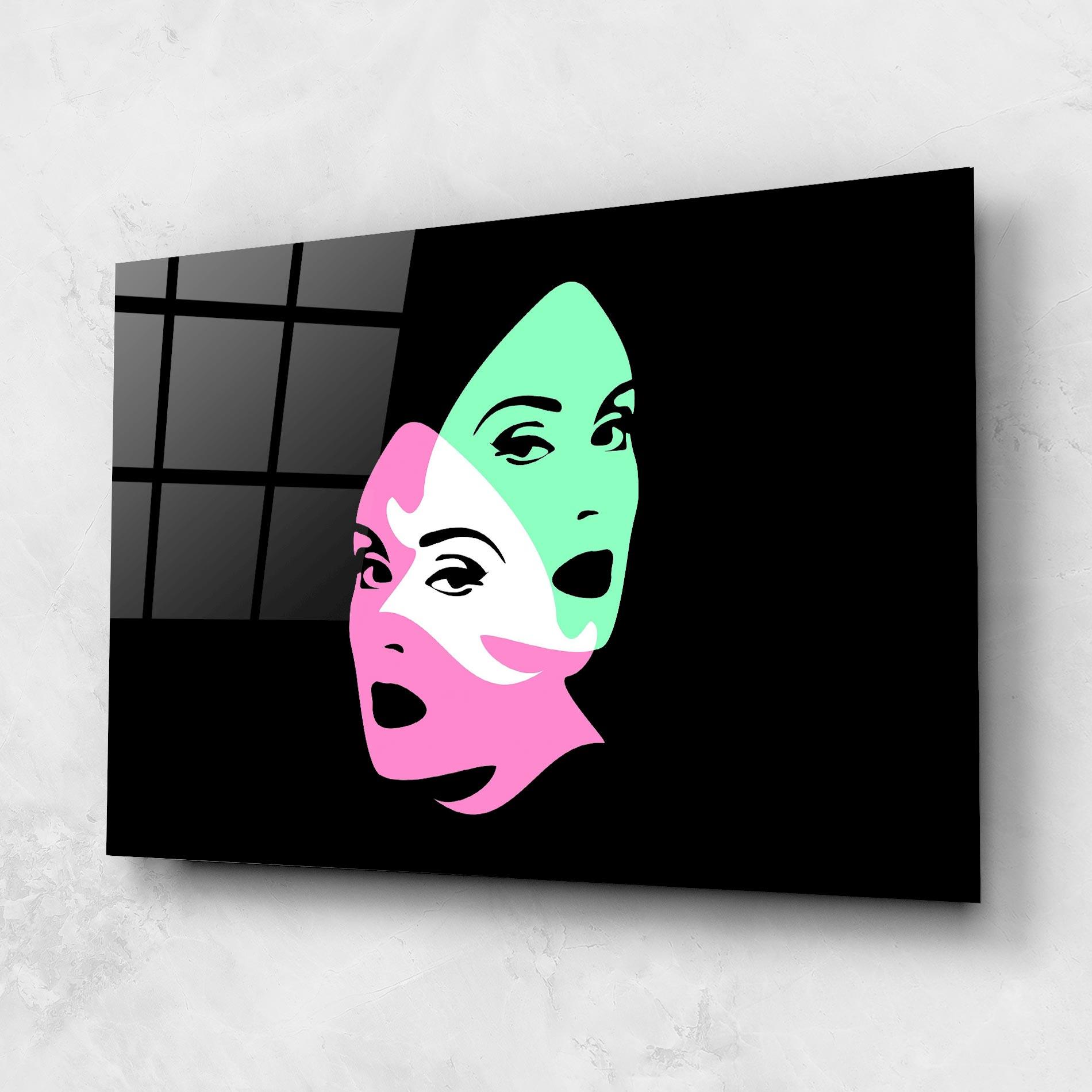 Glasbild Exposure Portrait mockup 1