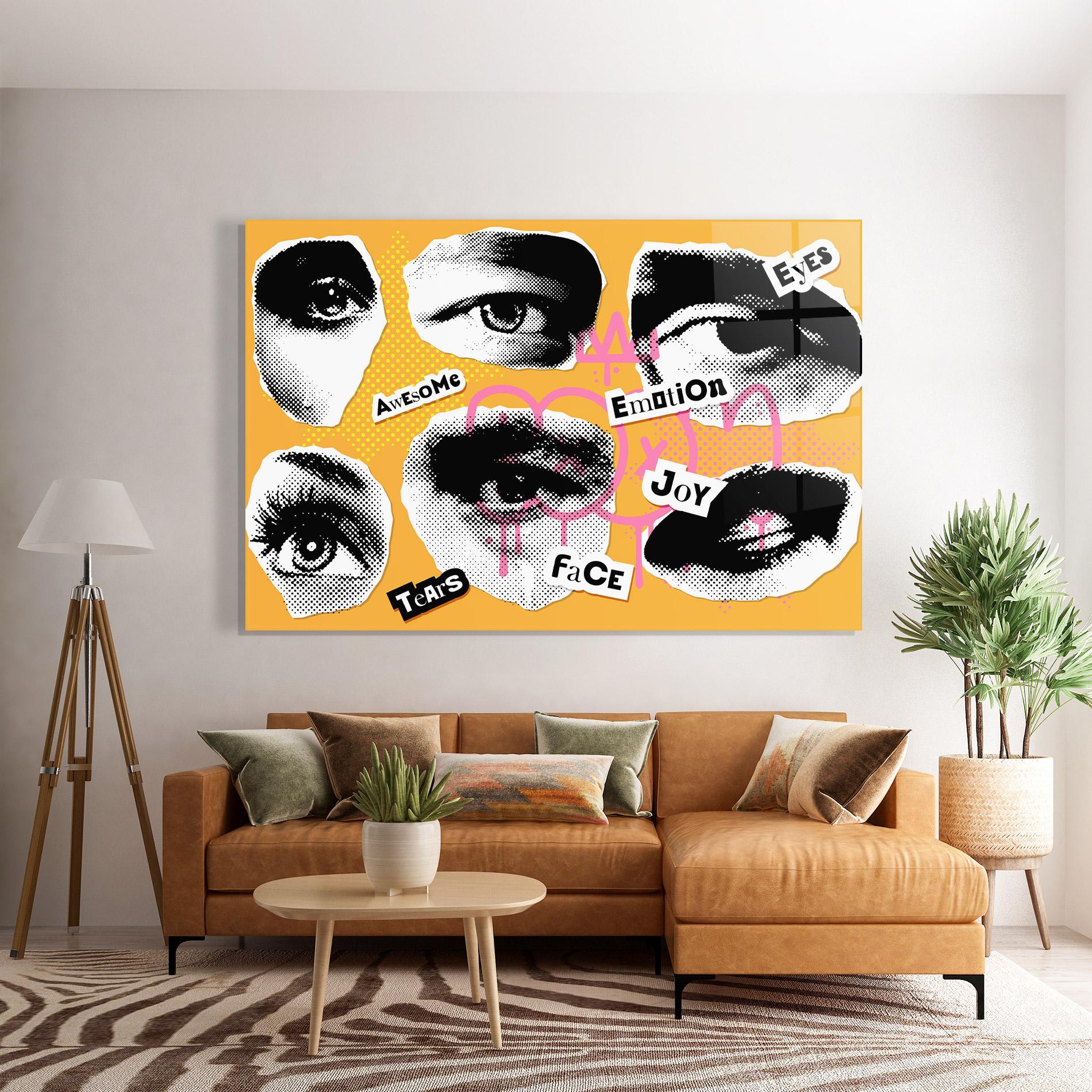 Glasbild Awesome Emotions mockup 7