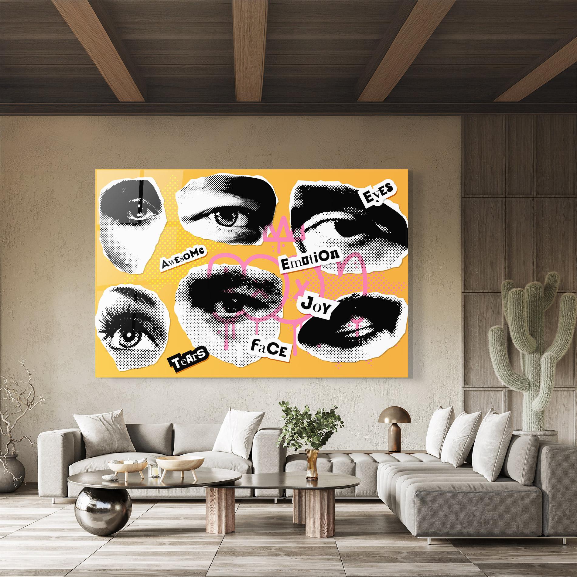 Glasbild Awesome Emotions mockup 8