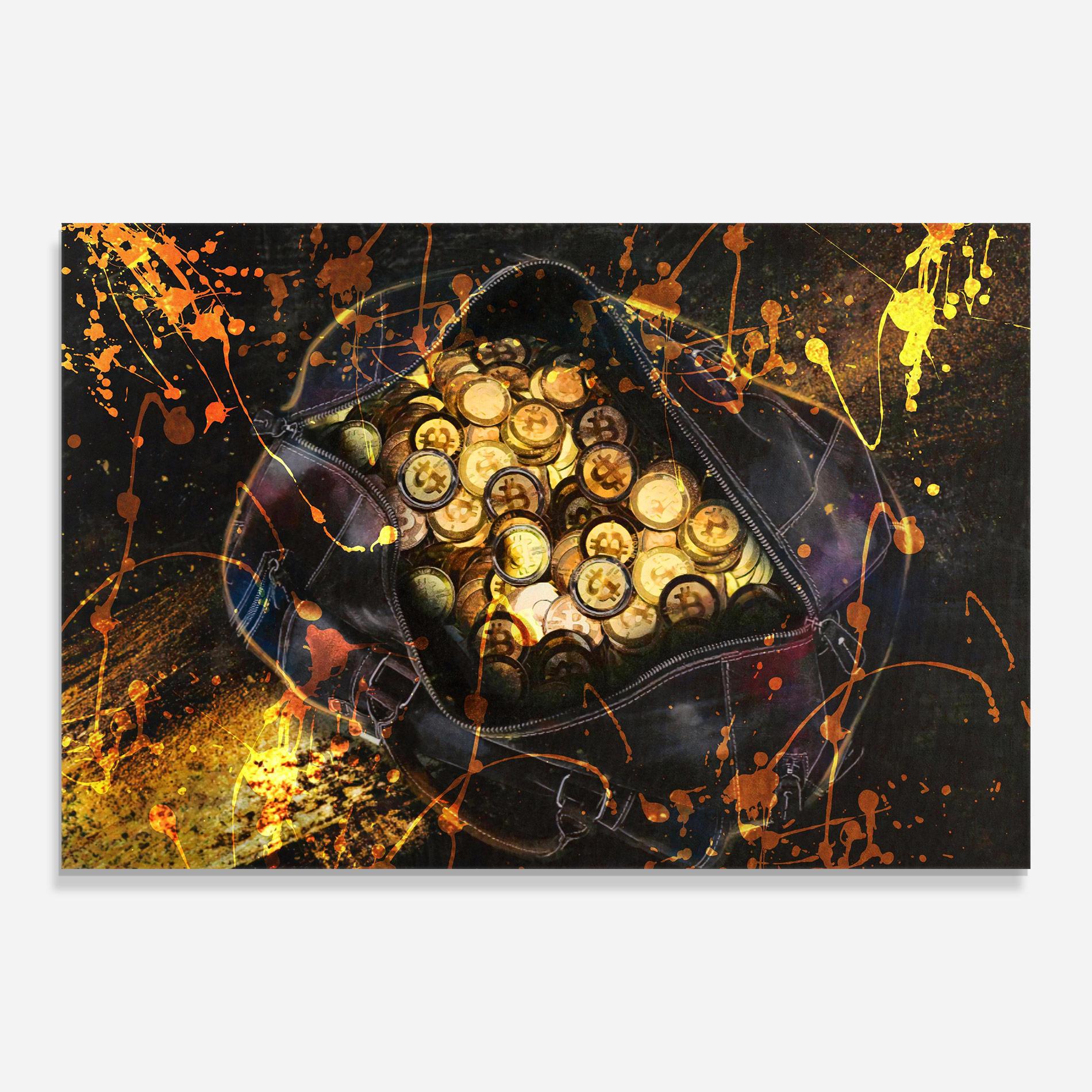 Glasbild Crypto Rich mockup 0