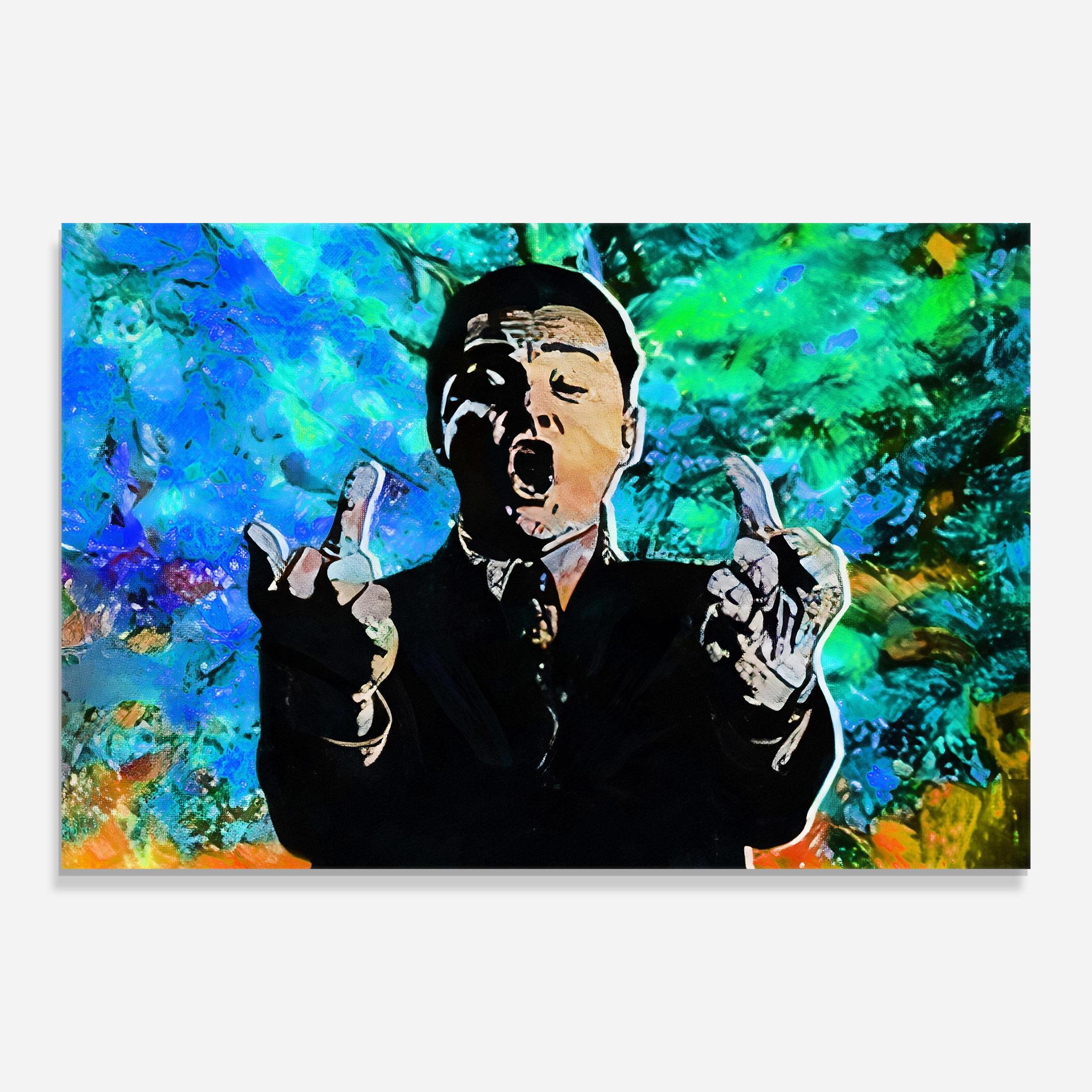 Glasbild Flip The Bird mockup 0