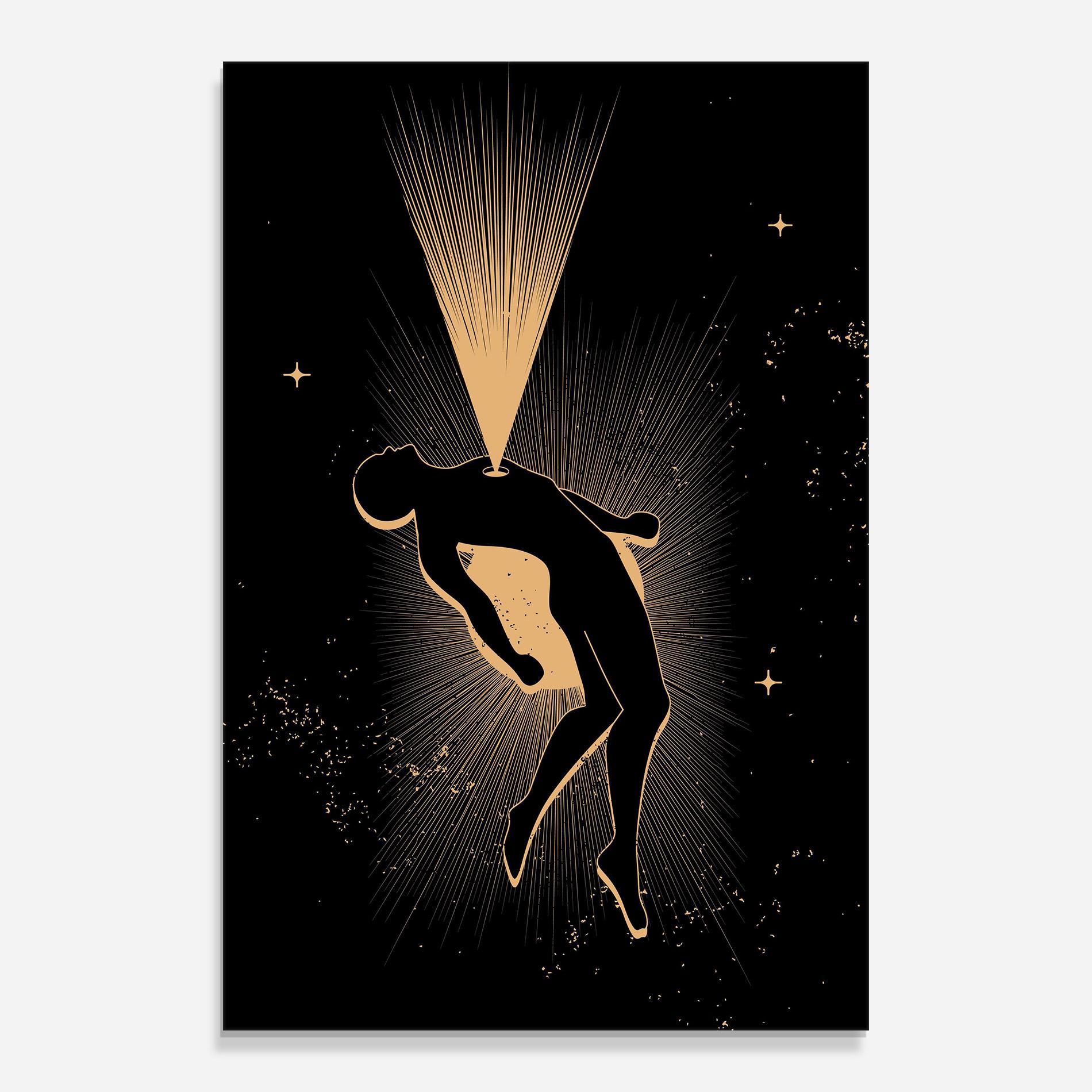 Glasbild Body And Soul mockup 0