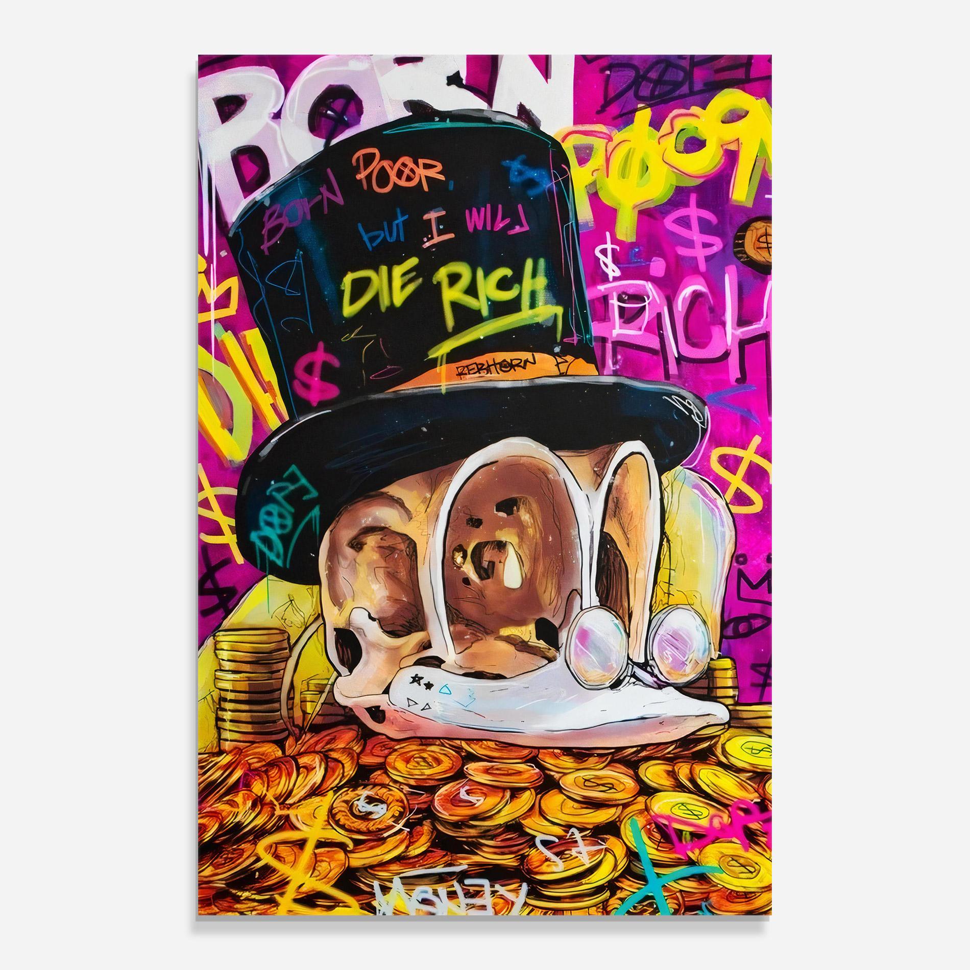 Glasbild Die Rich mockup 0