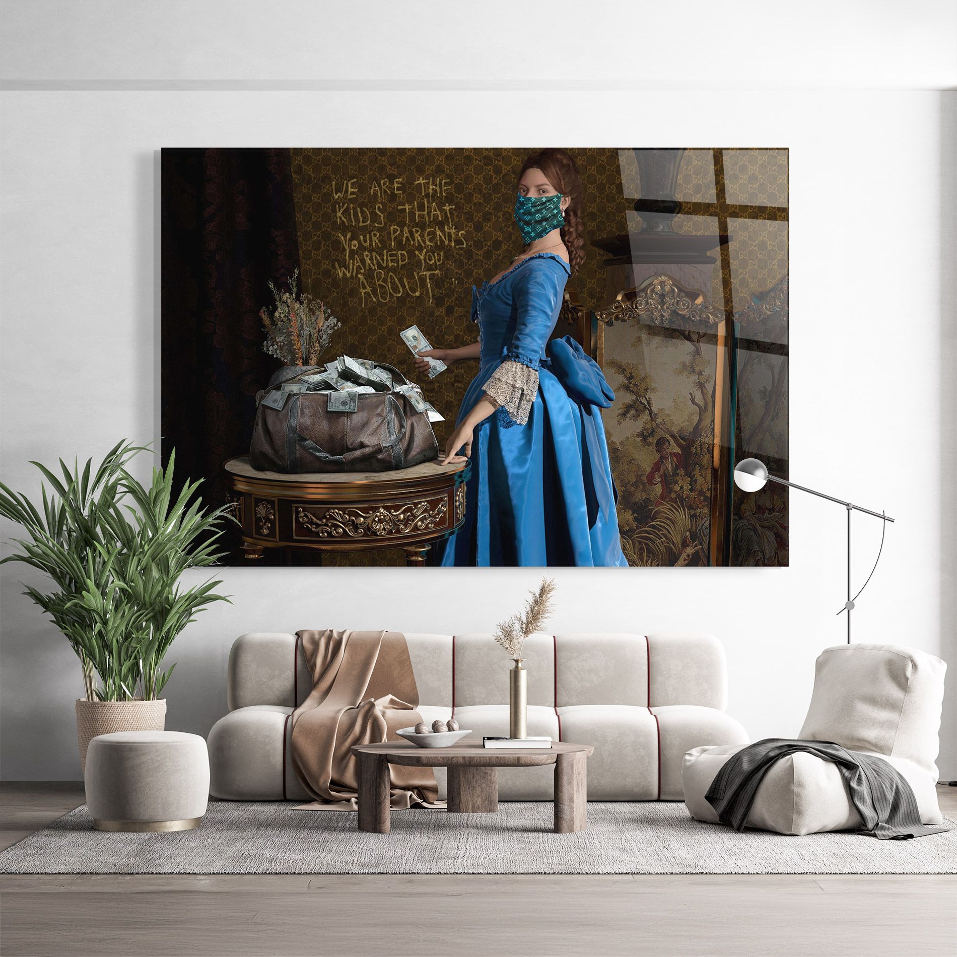 Vintage Money Heist mockup 9