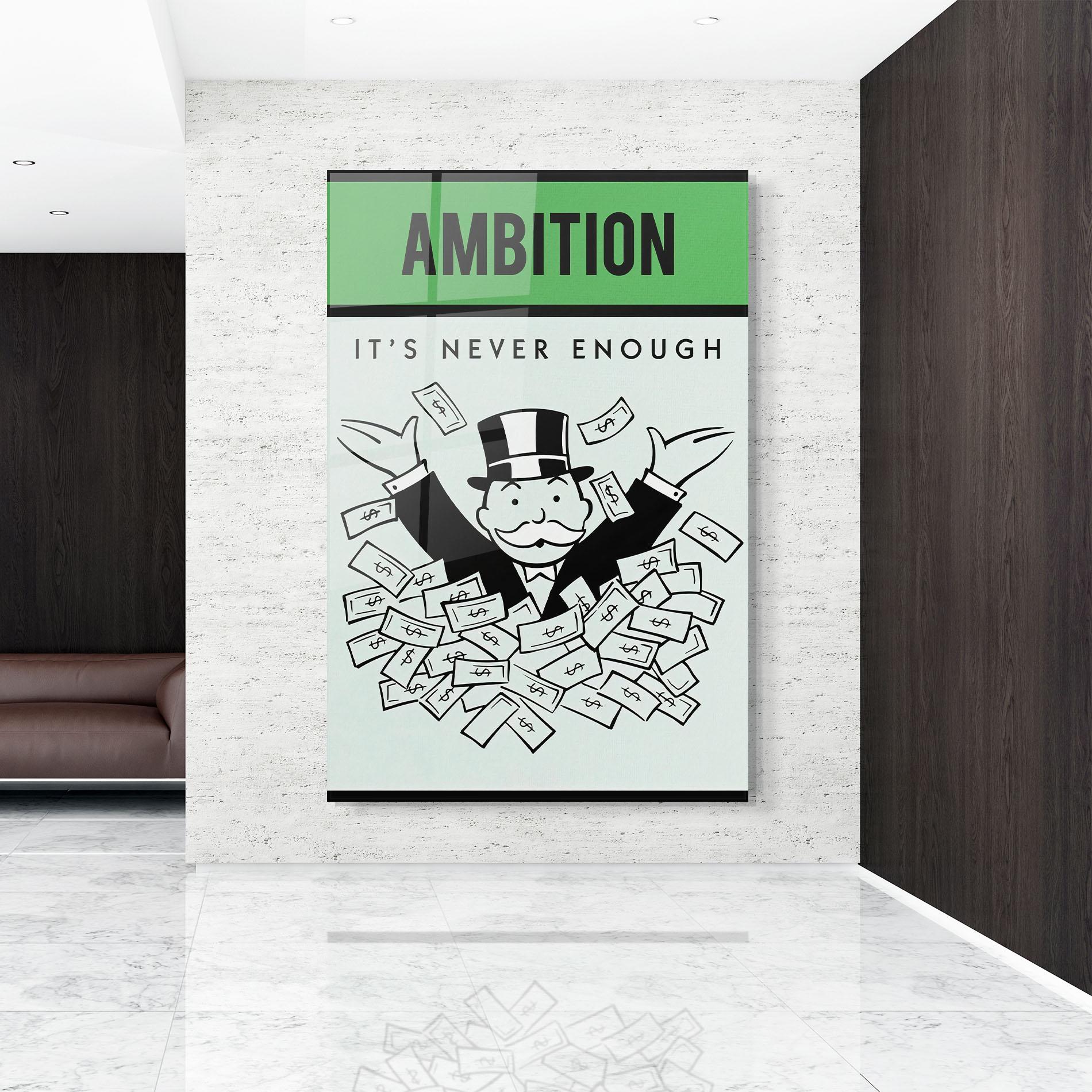 Glasbild Ambition mockup 9