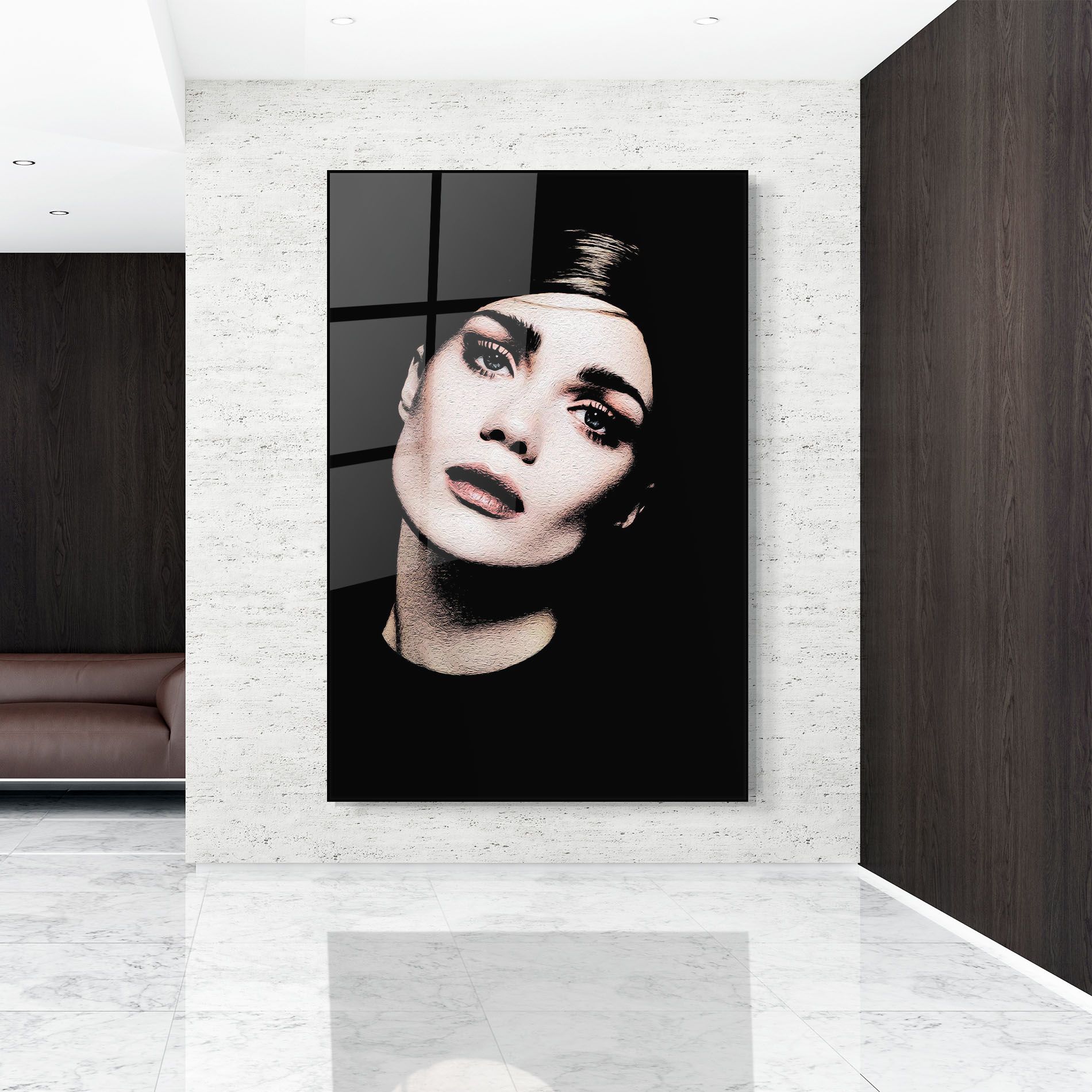 Blue Eyes Lady mockup 9