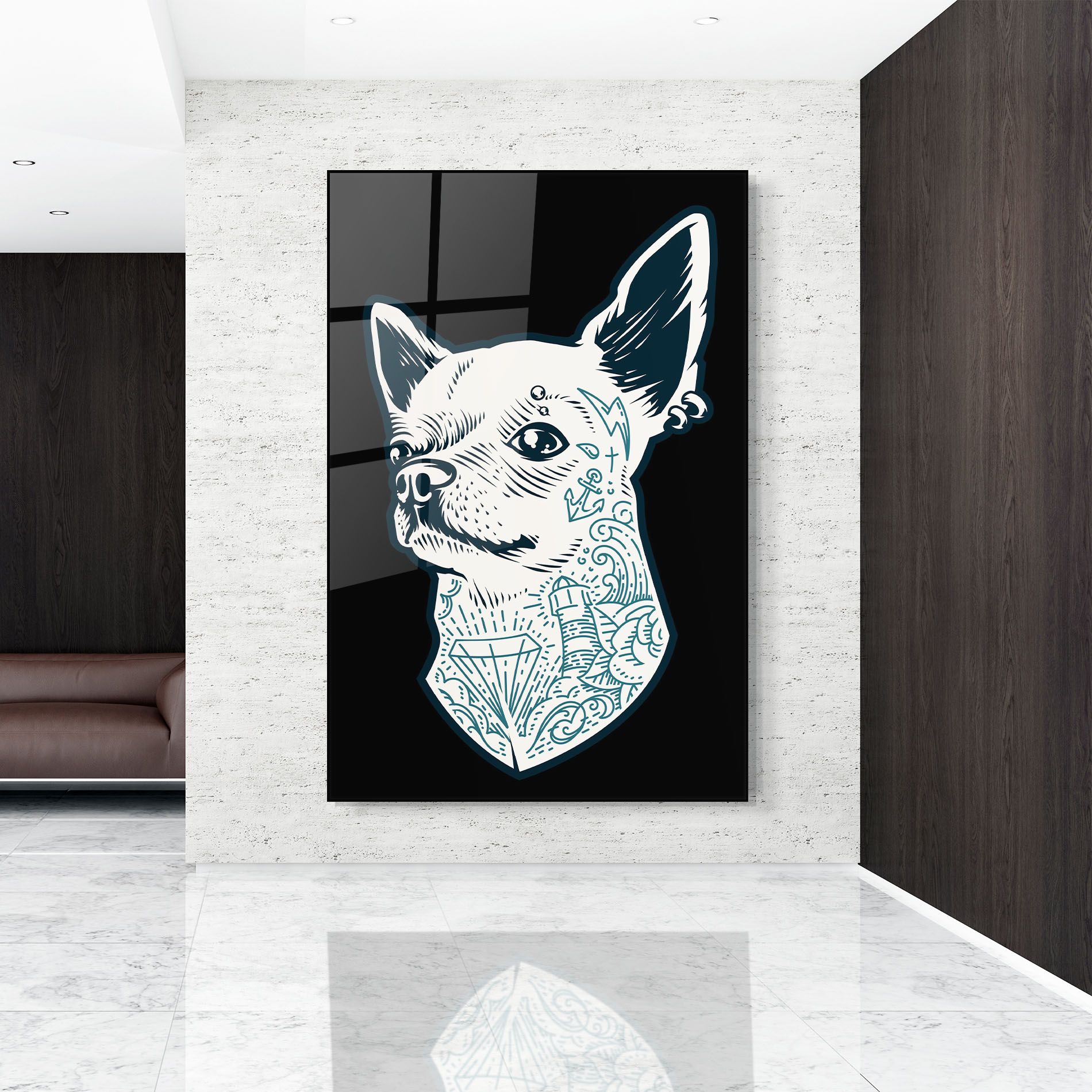 Chihuahua Tattoo mockup 9