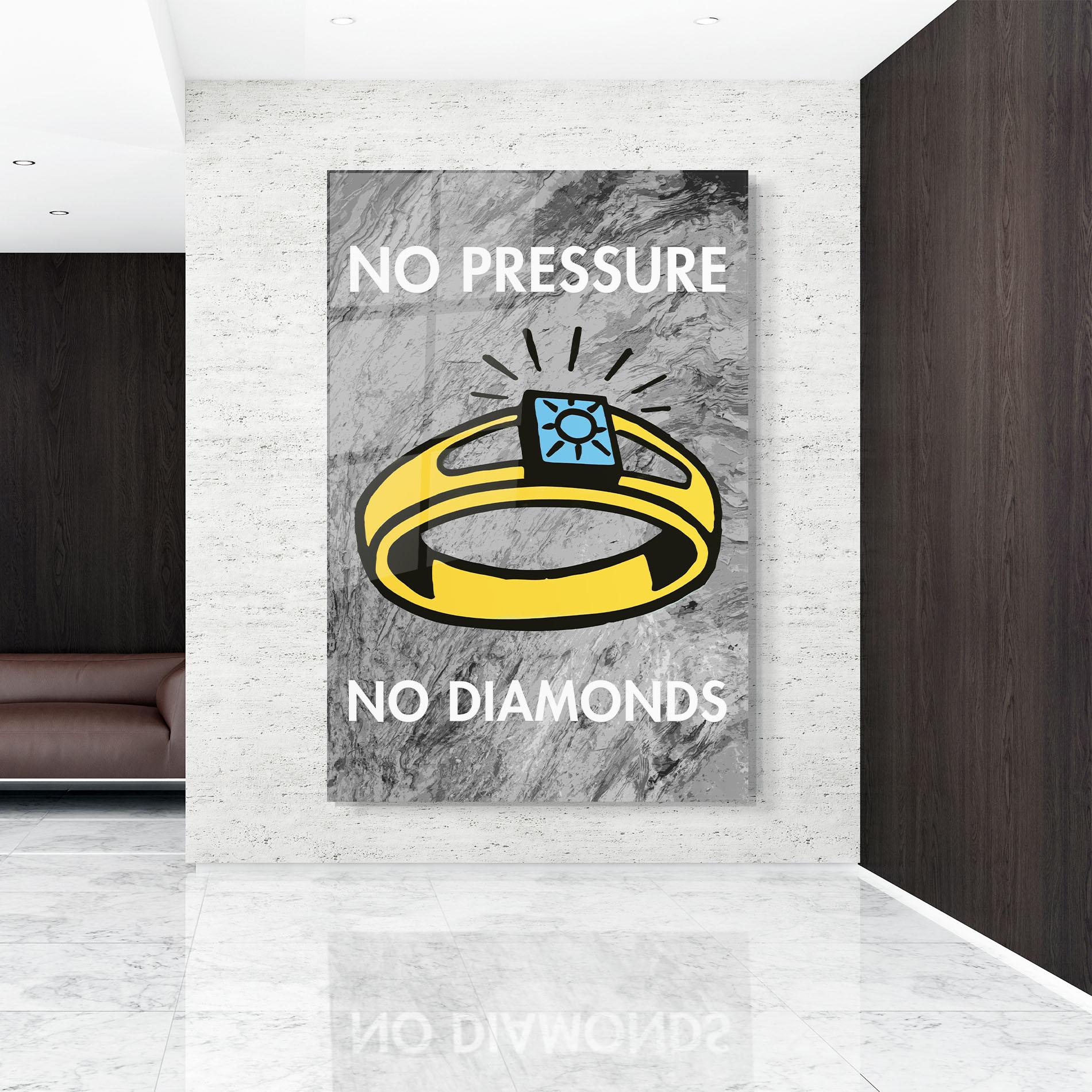 Glasbild Diamonds mockup 9