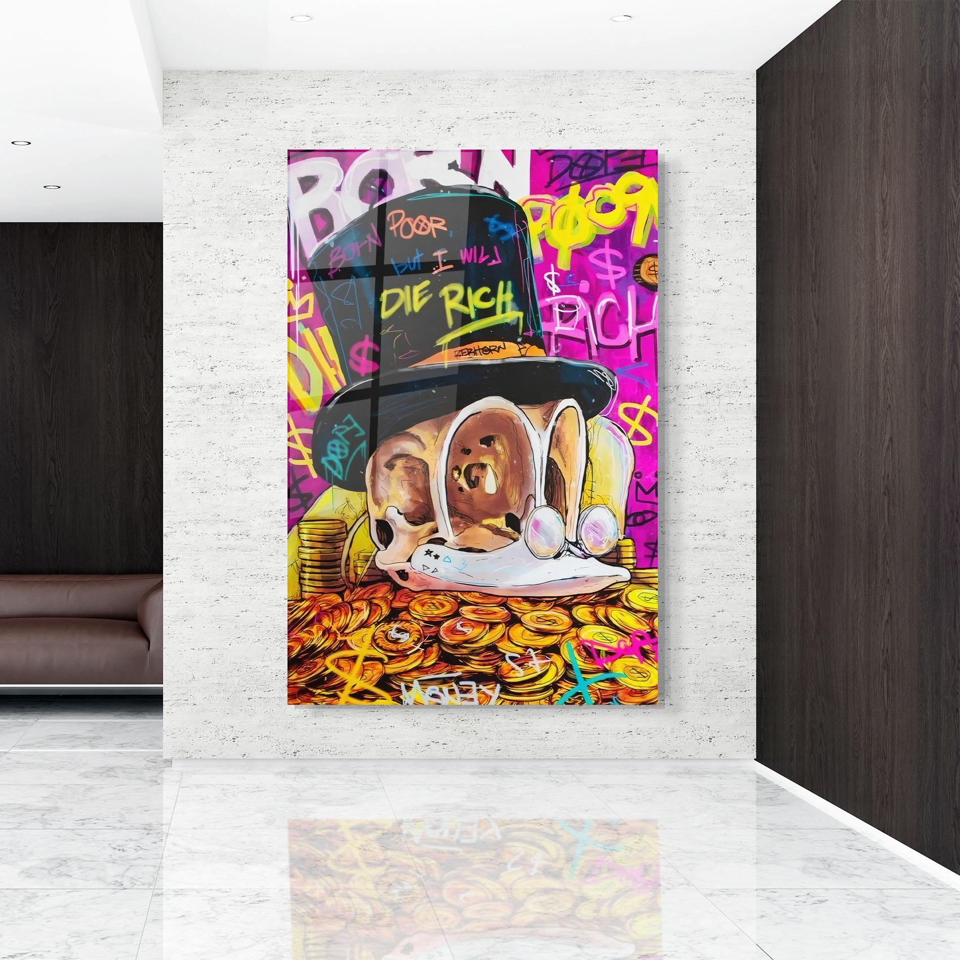 Glasbild Die Rich mockup 9