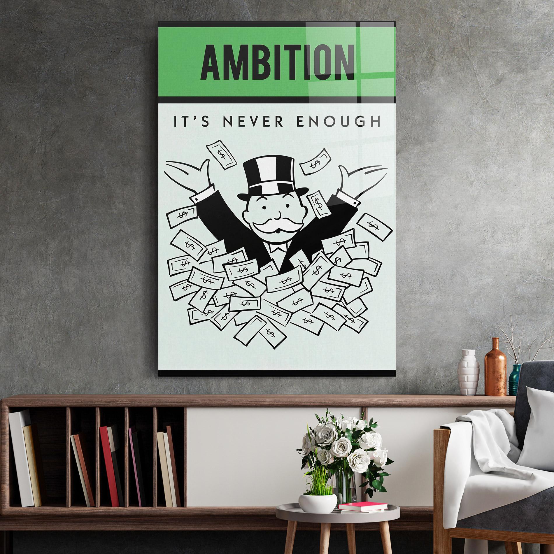 Glasbild Ambition mockup 2
