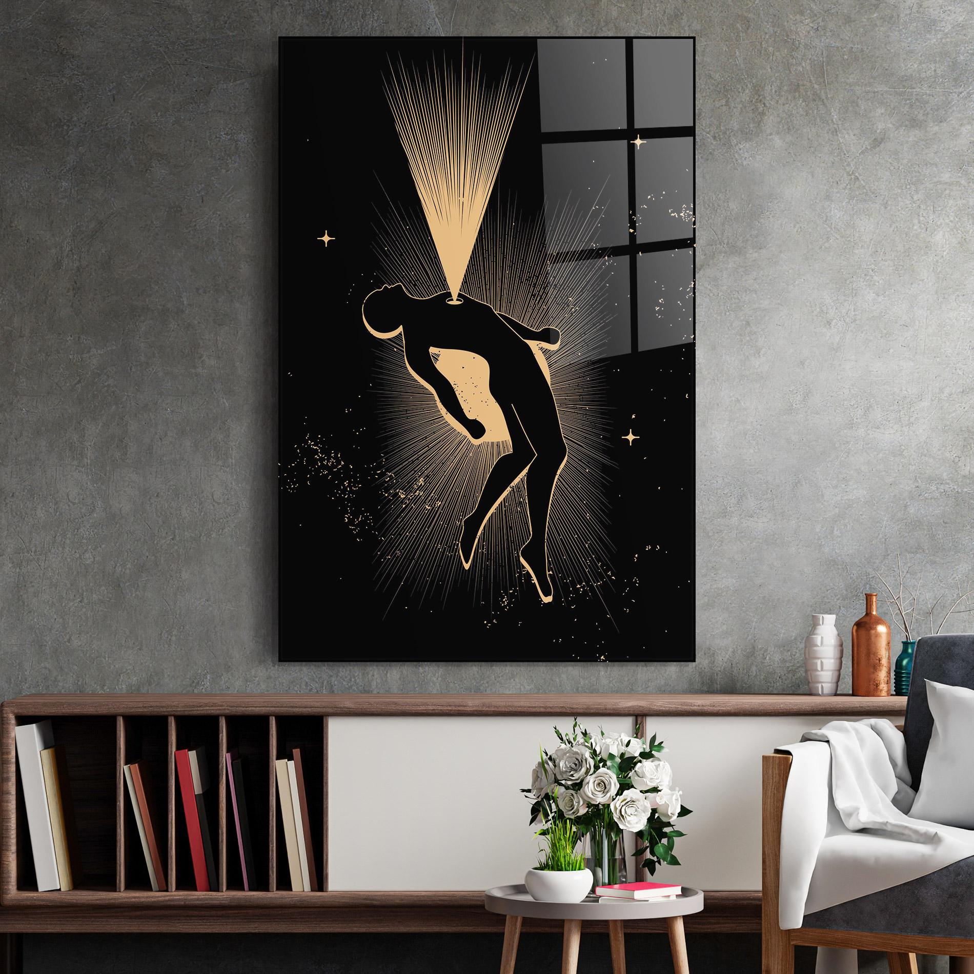 Glasbild Body And Soul mockup 2