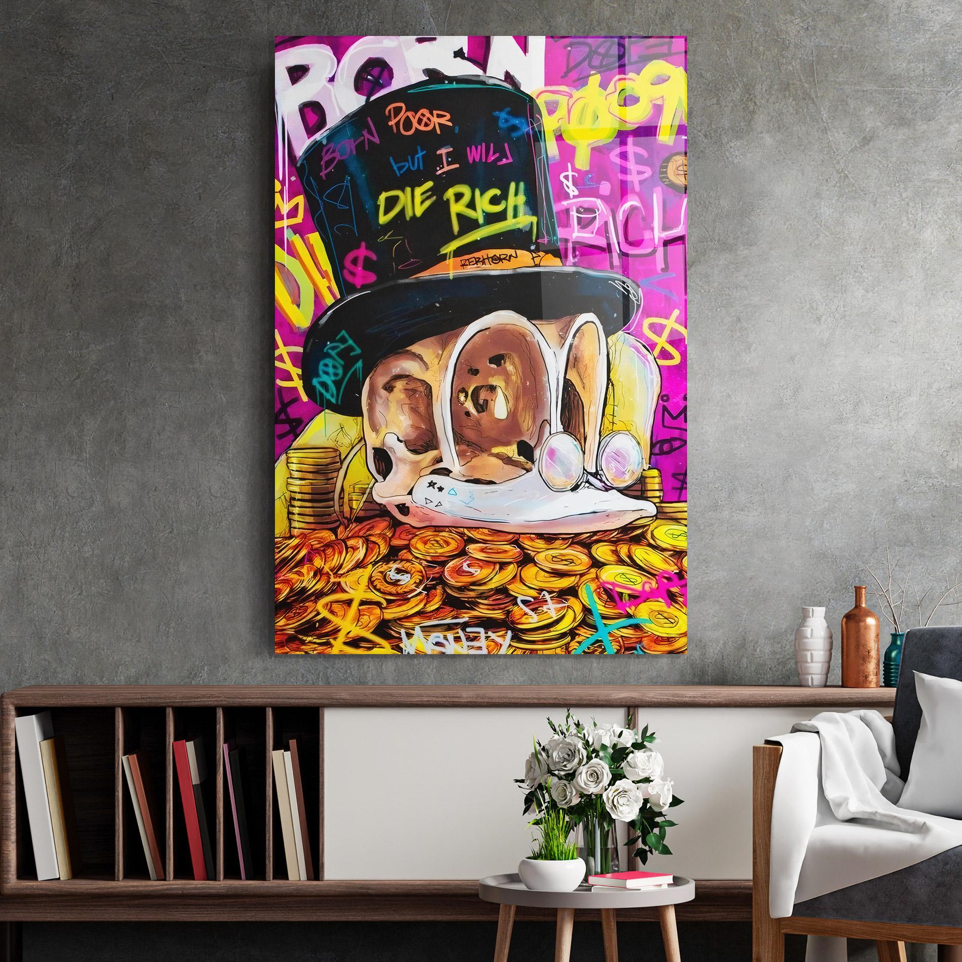 Glasbild Die Rich mockup 2