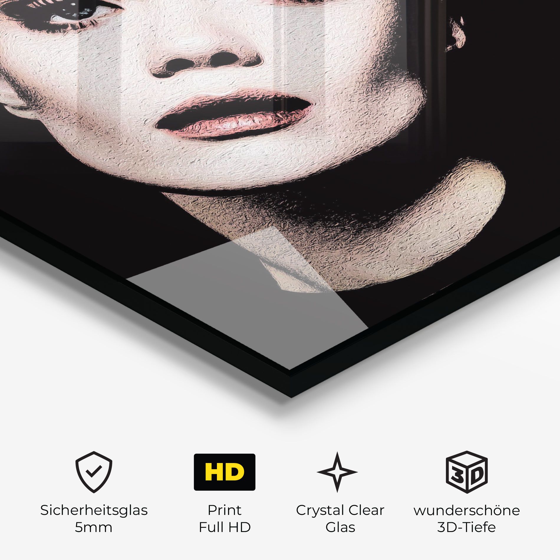 Blue Eyes Lady mockup 3