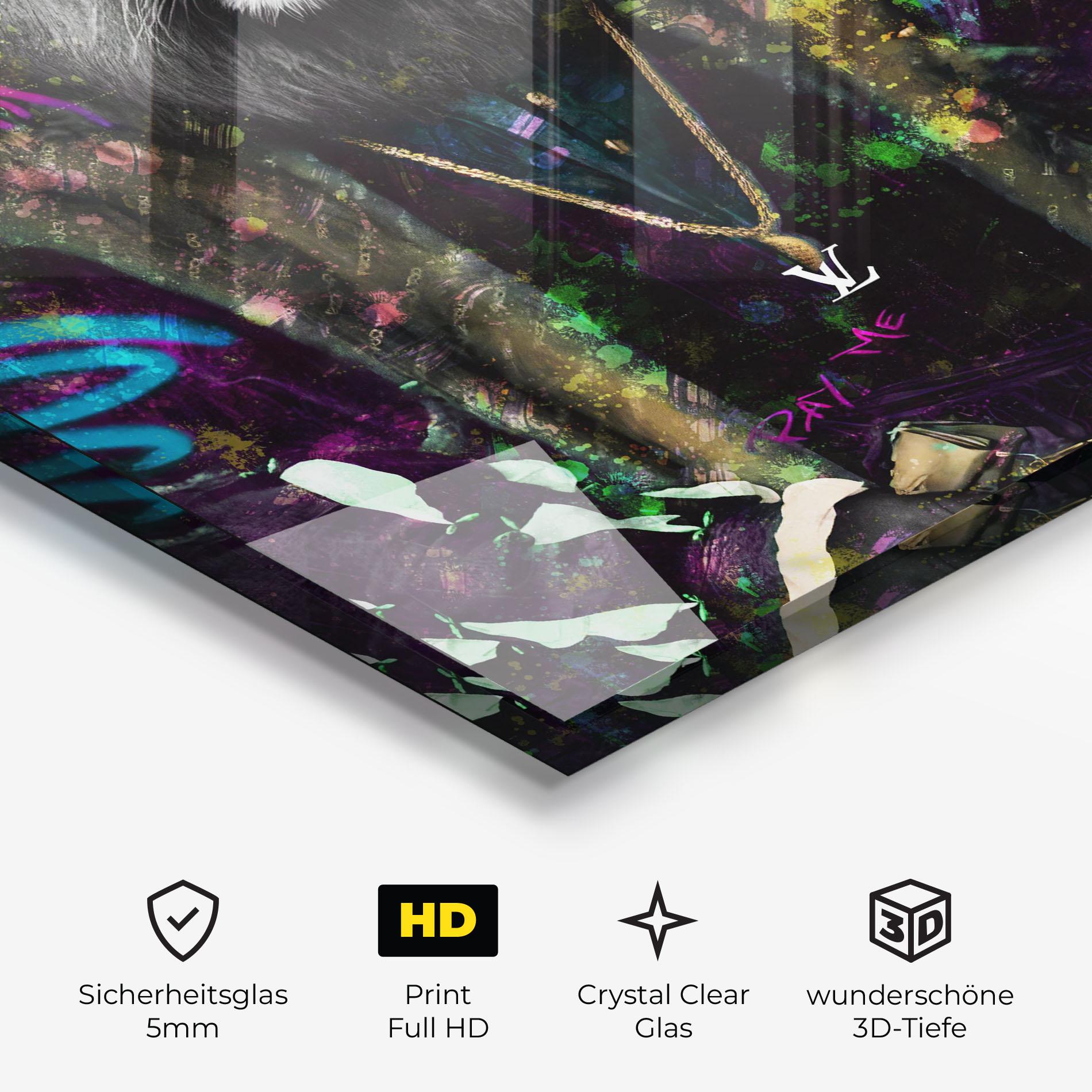 Glasbild Don Lion mockup 3