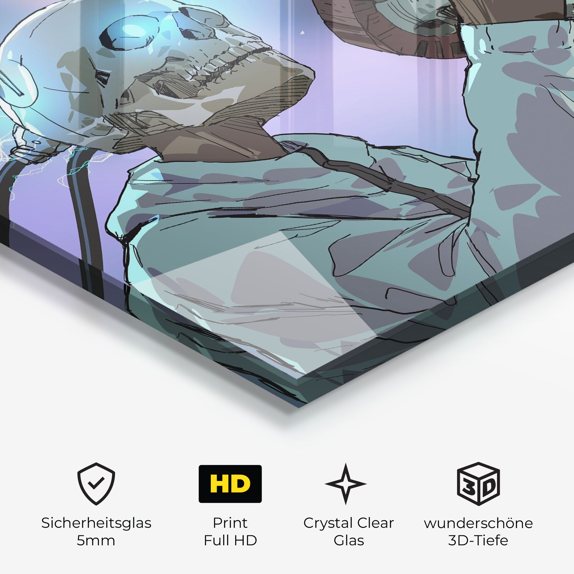 Electric Skull mockup 3