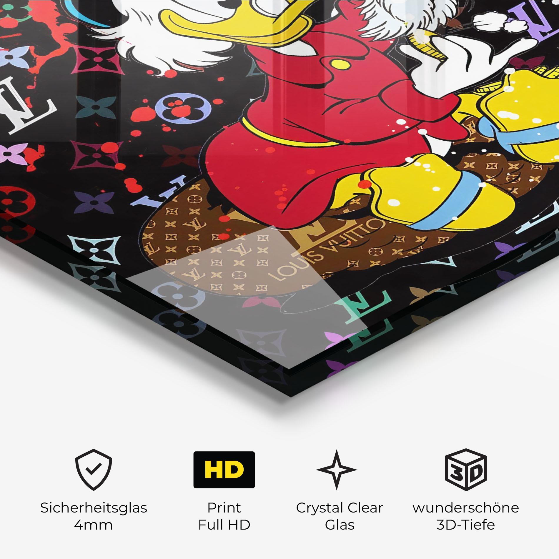 Glasbild Clean Your Penny mockup 3