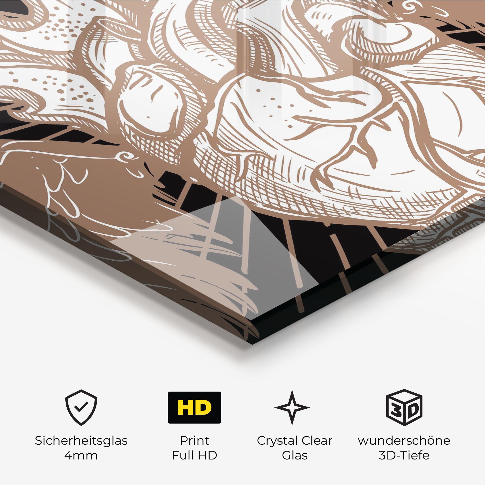 Glasbild Cool Art 01 mockup 3