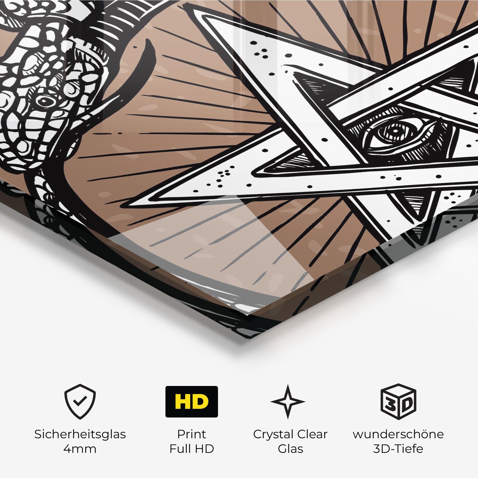 Glasbild Cool Art 04 mockup 3