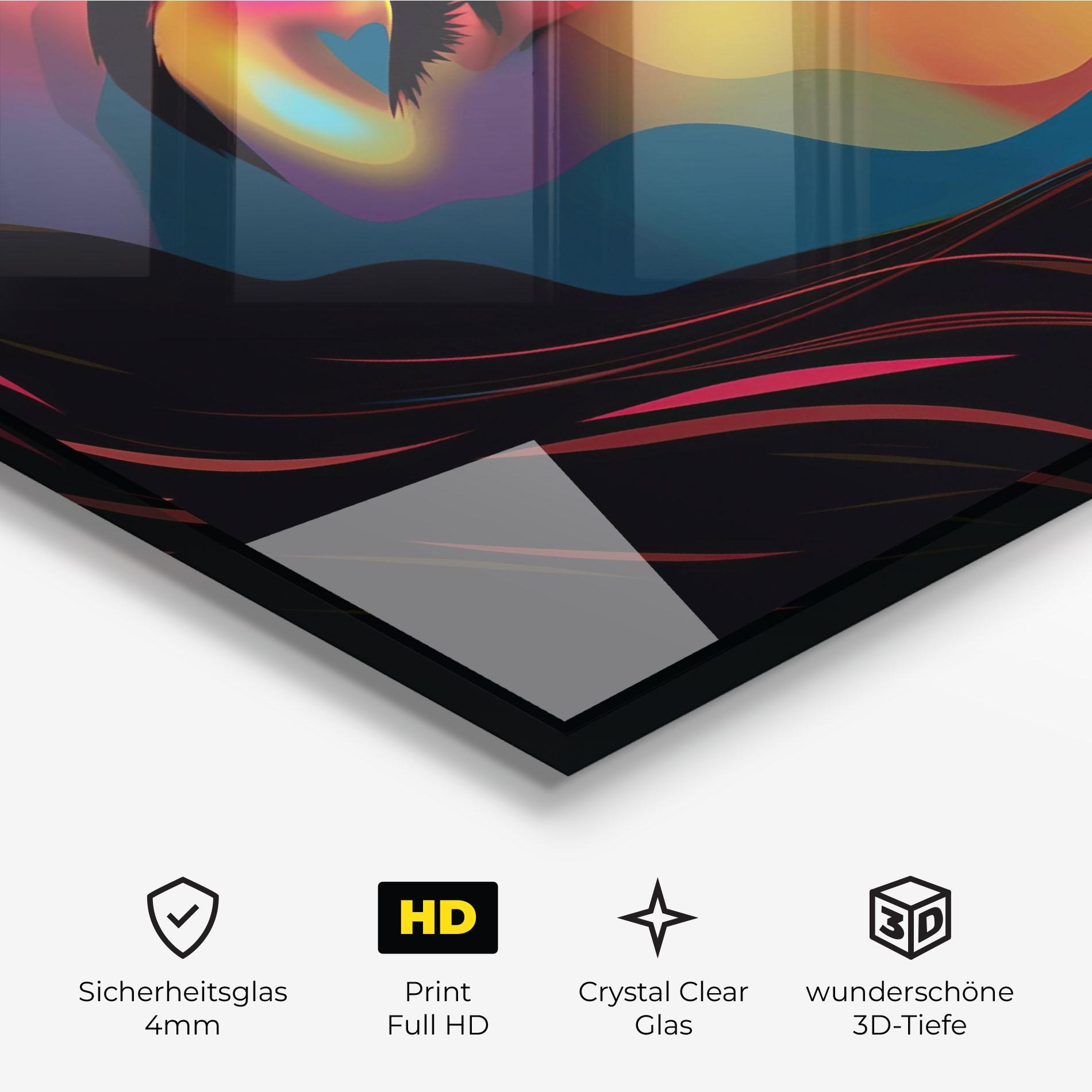 Glasbild Graphical Profile mockup 3