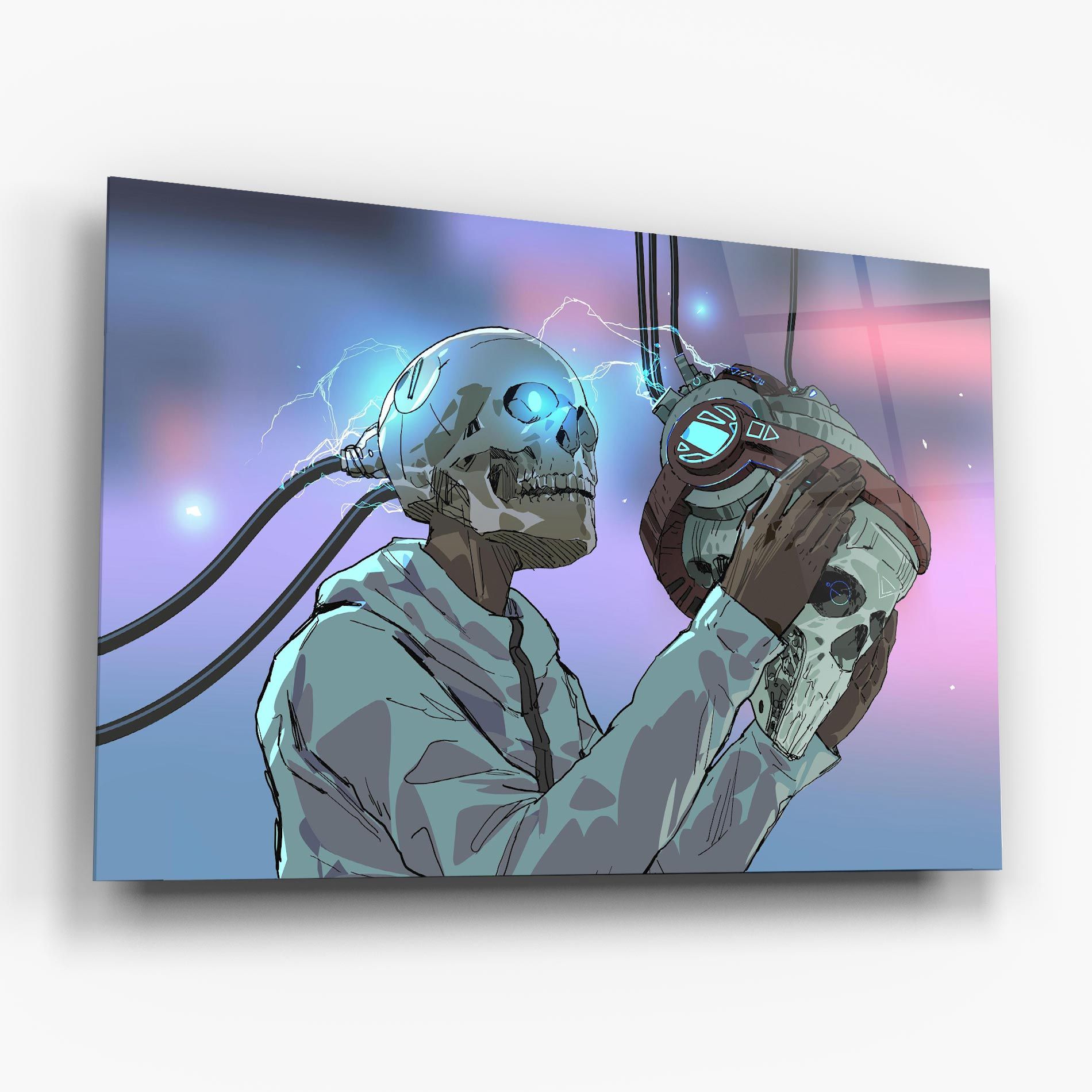 Electric Skull mockup 6