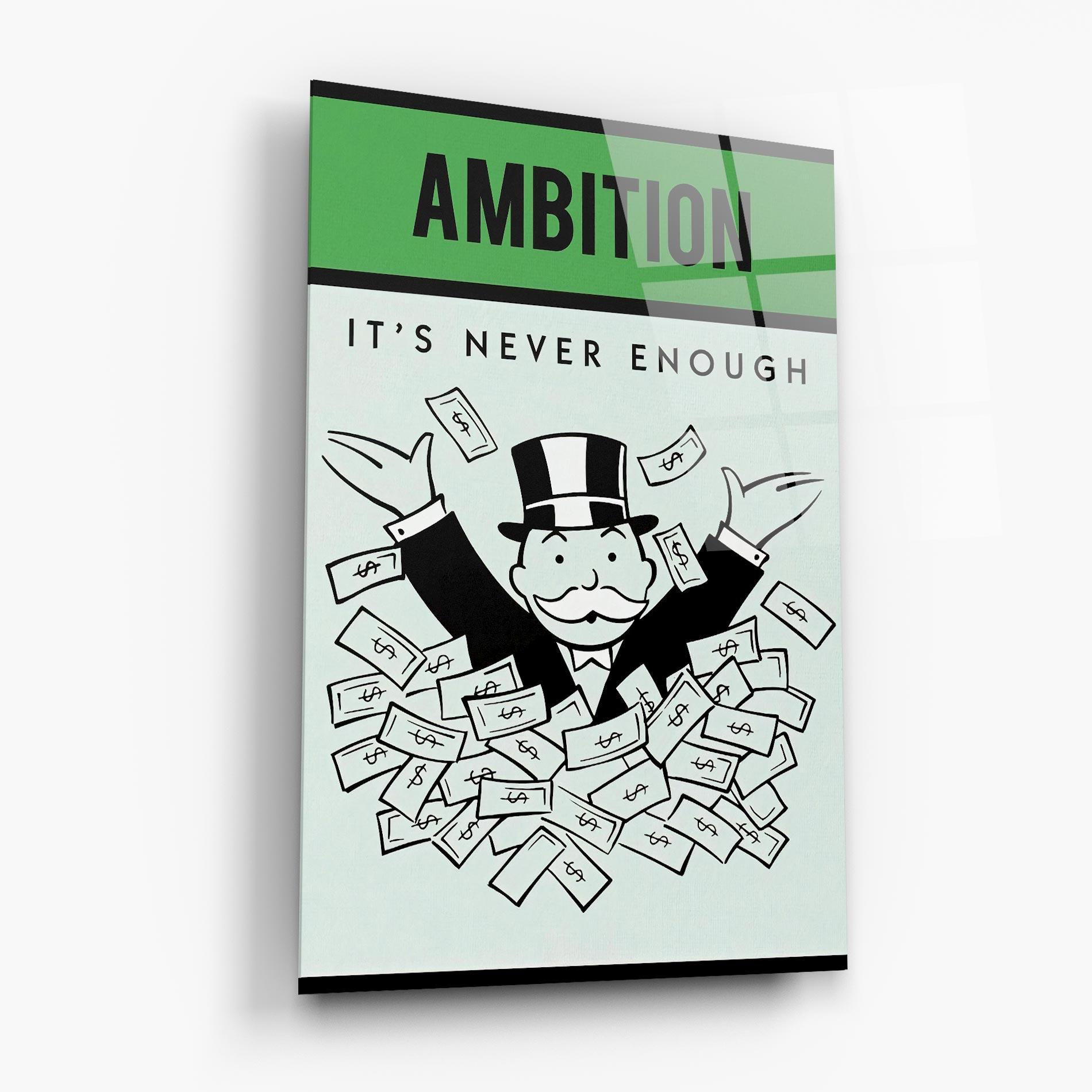 Glasbild Ambition mockup 6