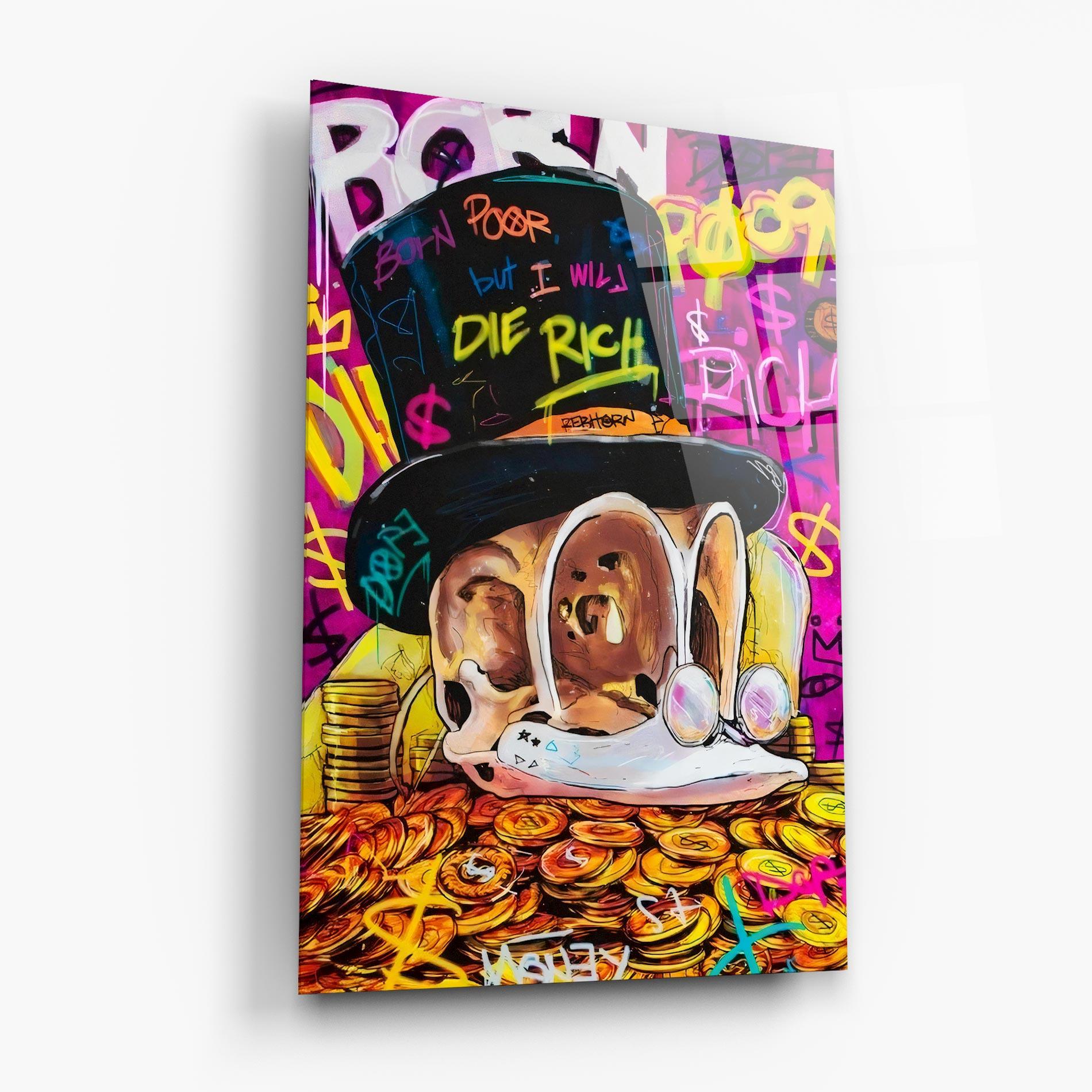 Glasbild Die Rich mockup 6