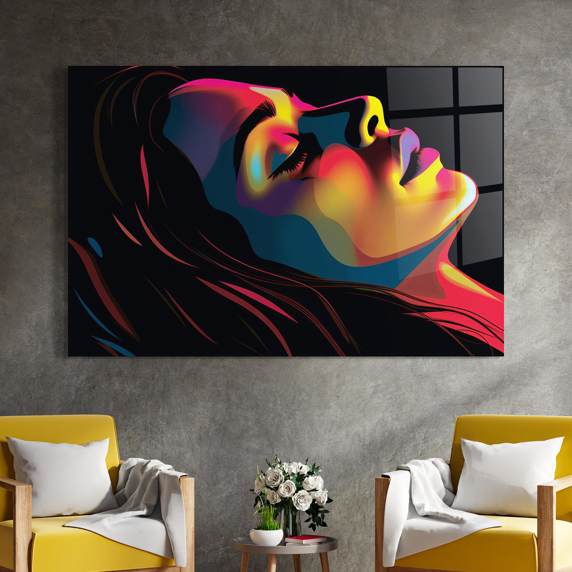 Glasbild Graphical Profile mockup 4