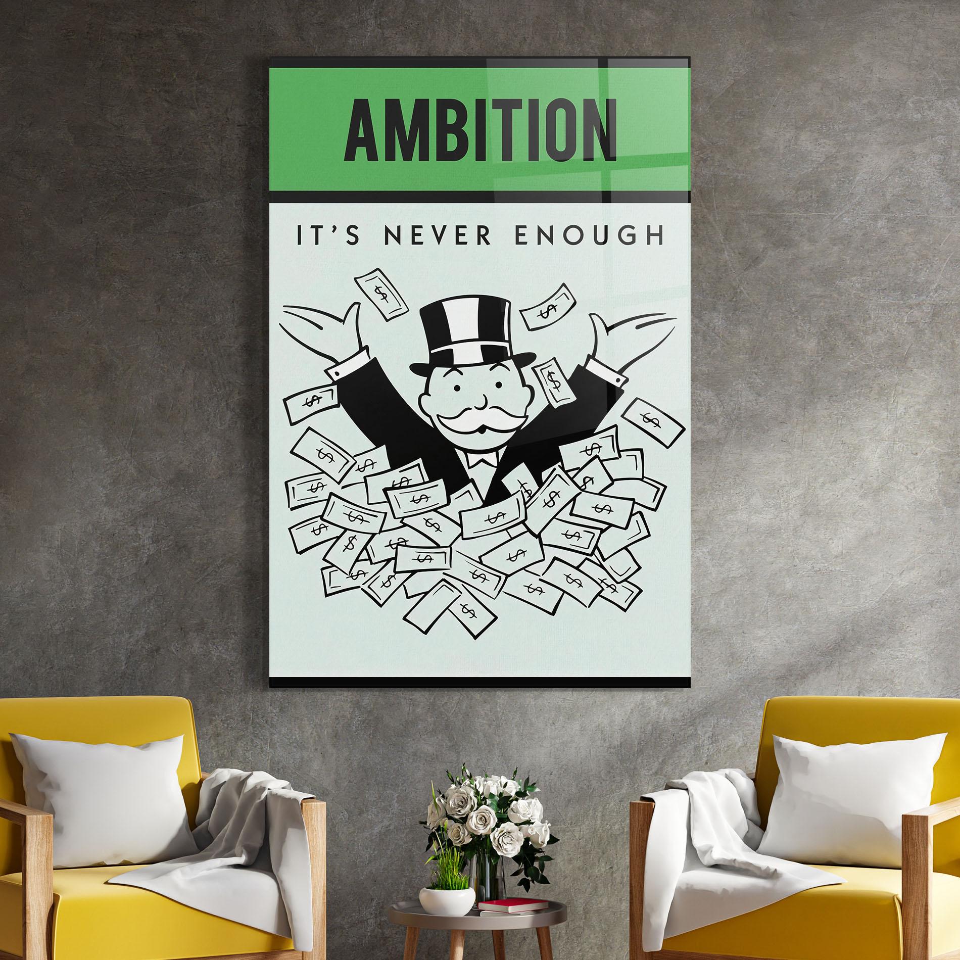 Glasbild Ambition mockup 4