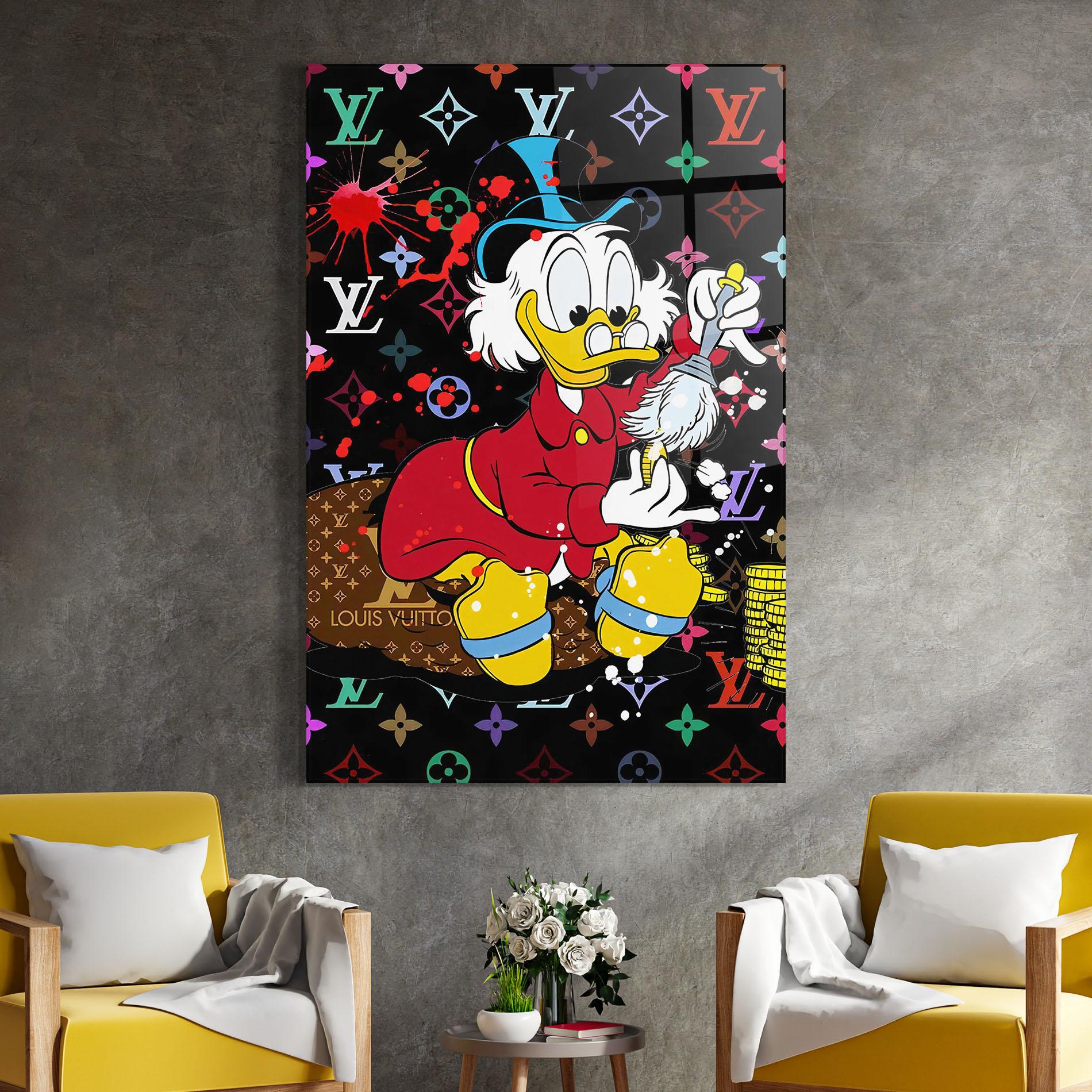 Glasbild Clean Your Penny mockup 4