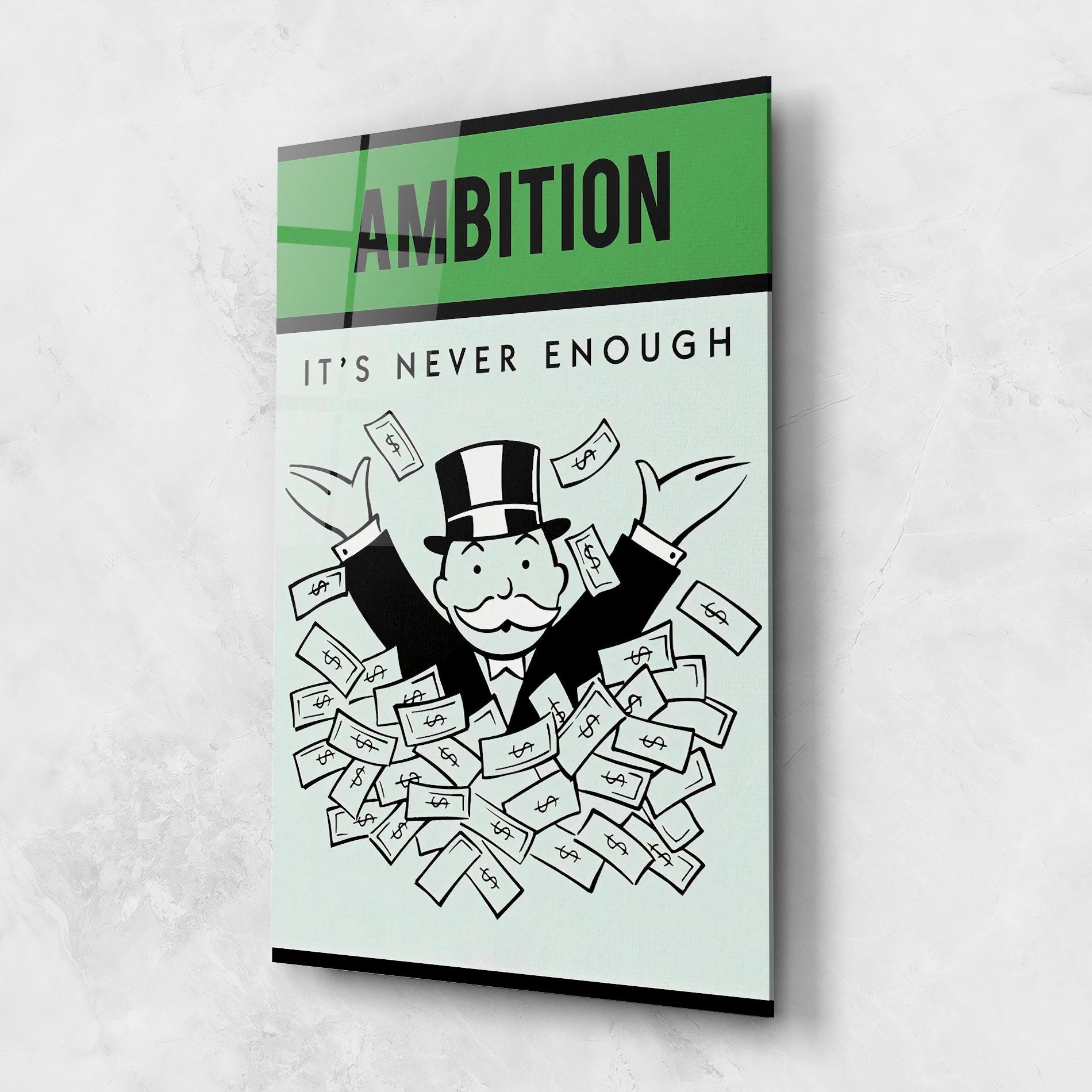 Glasbild Ambition mockup 1