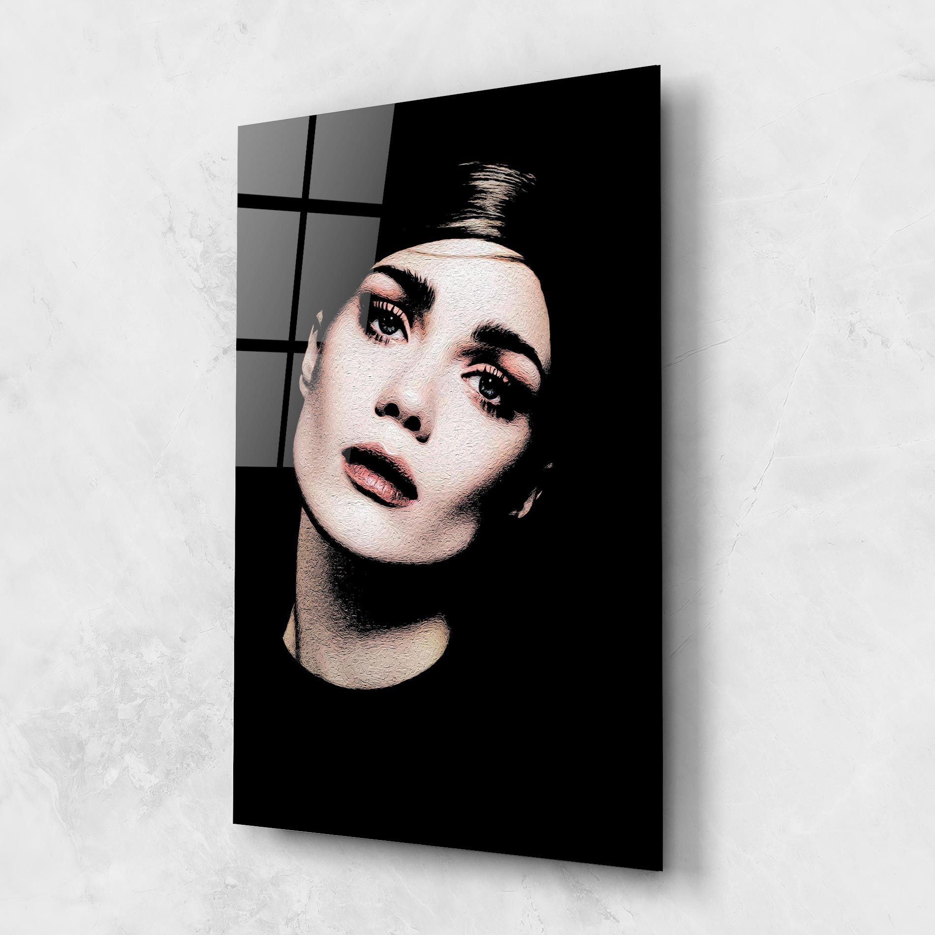 Blue Eyes Lady mockup 1