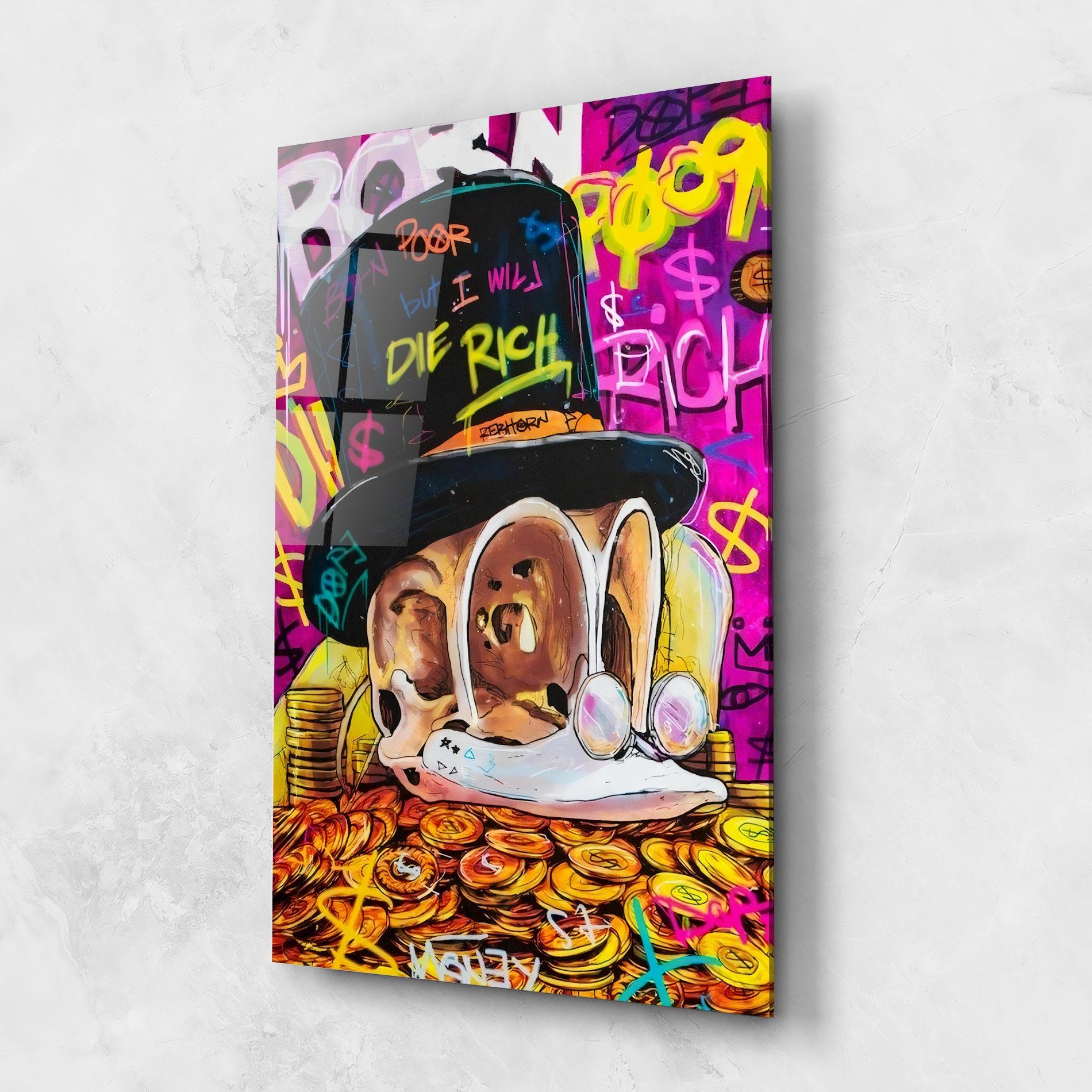 Glasbild Die Rich mockup 1