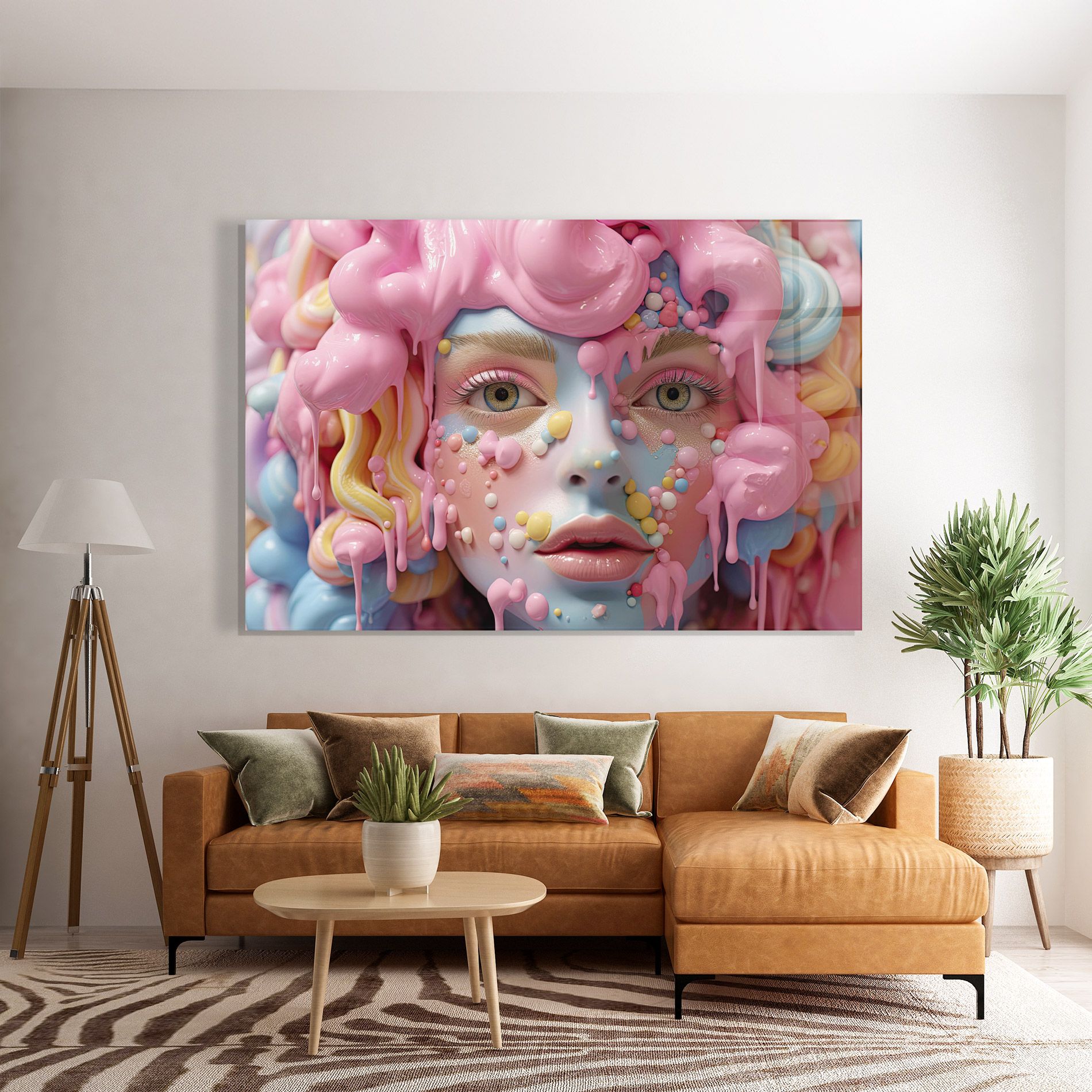 Candy Face Girl mockup 7