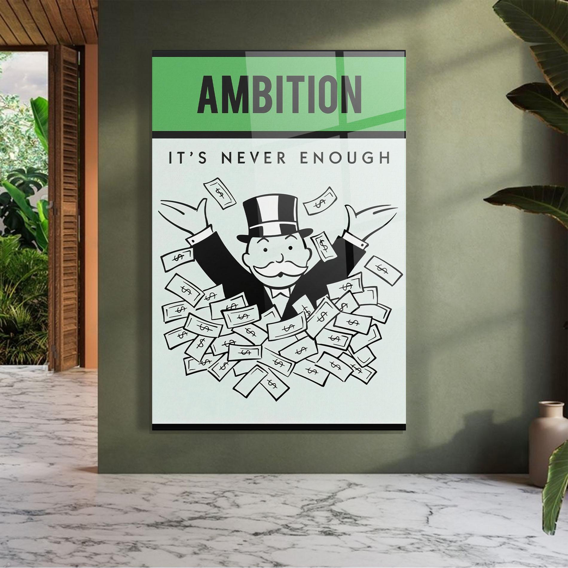 Glasbild Ambition mockup 7