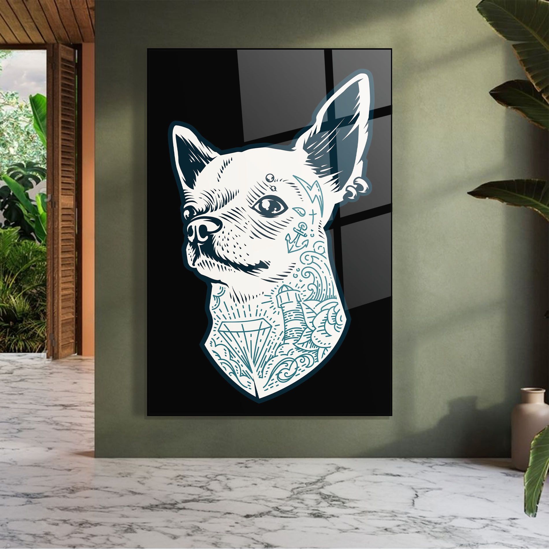 Chihuahua Tattoo mockup 7