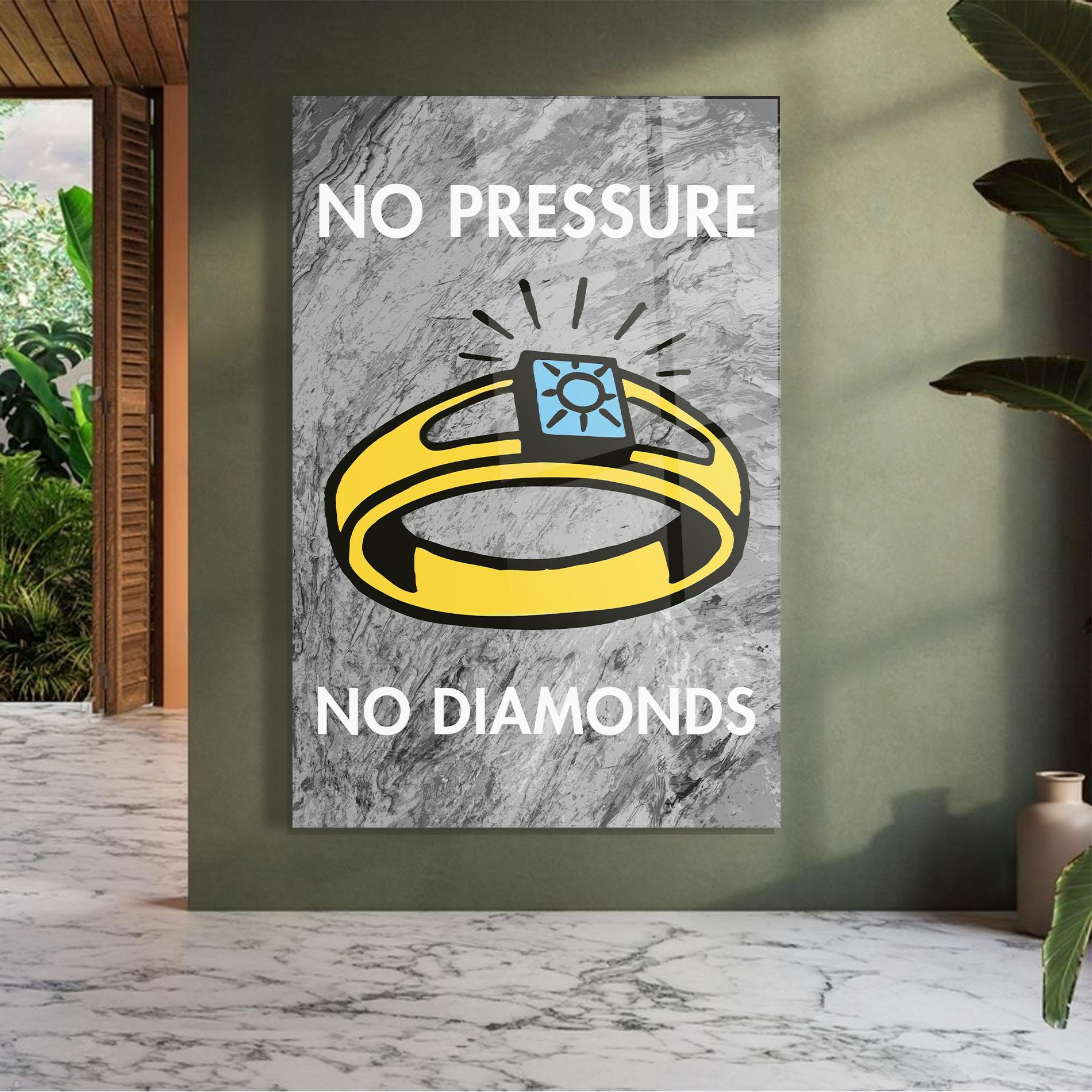 Glasbild Diamonds mockup 7