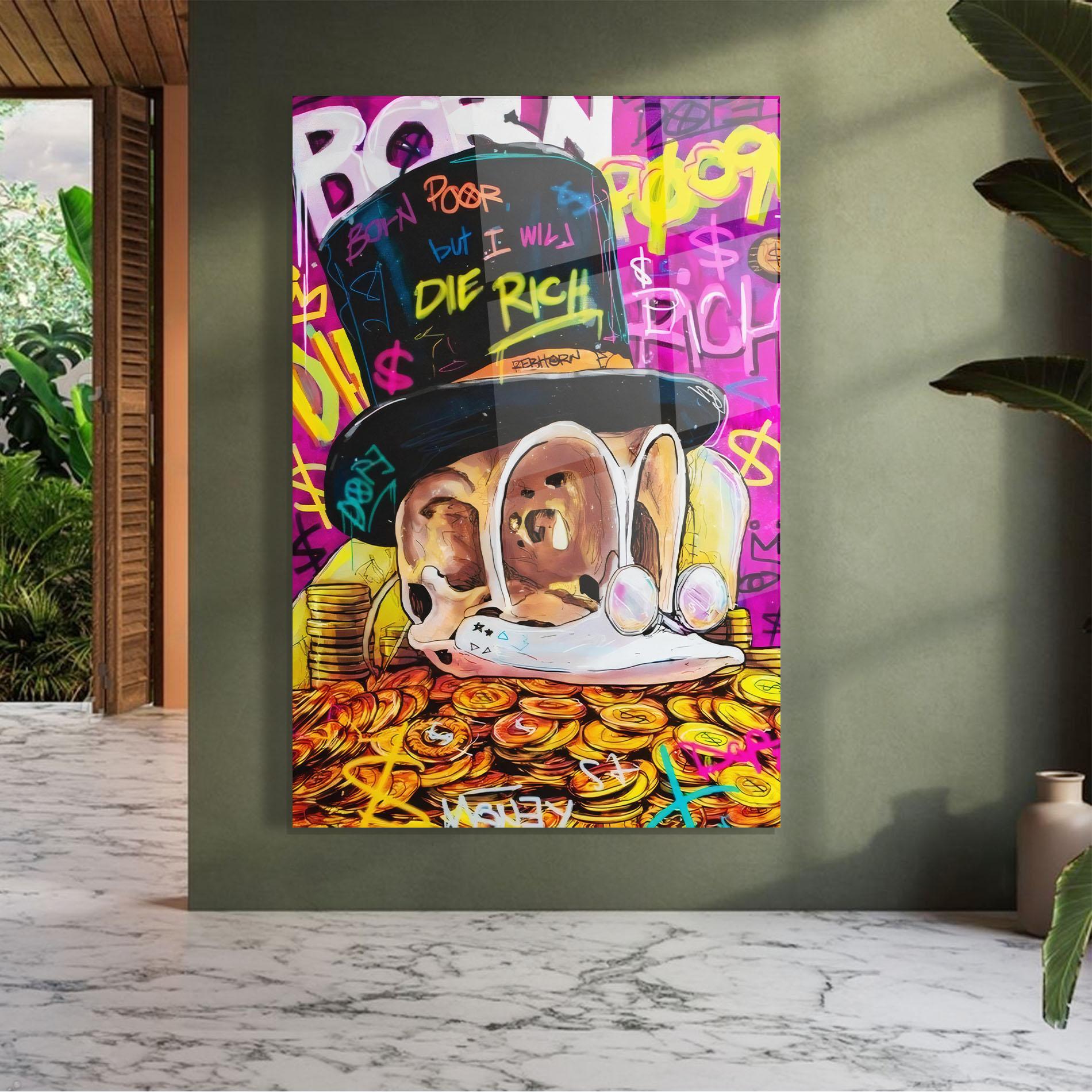 Glasbild Die Rich mockup 7