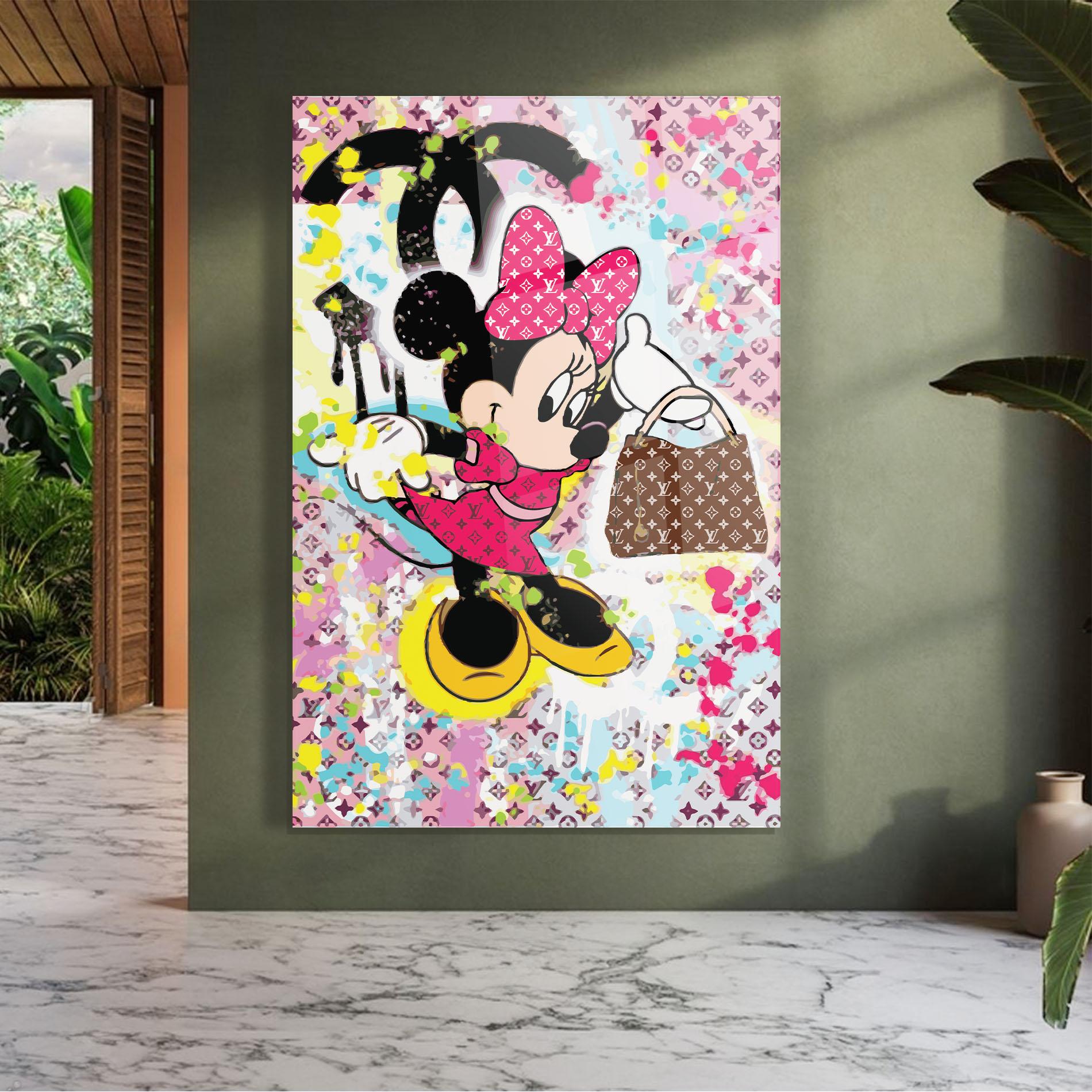 Glasbild Minnie Comes Back In Fashion mockup 7